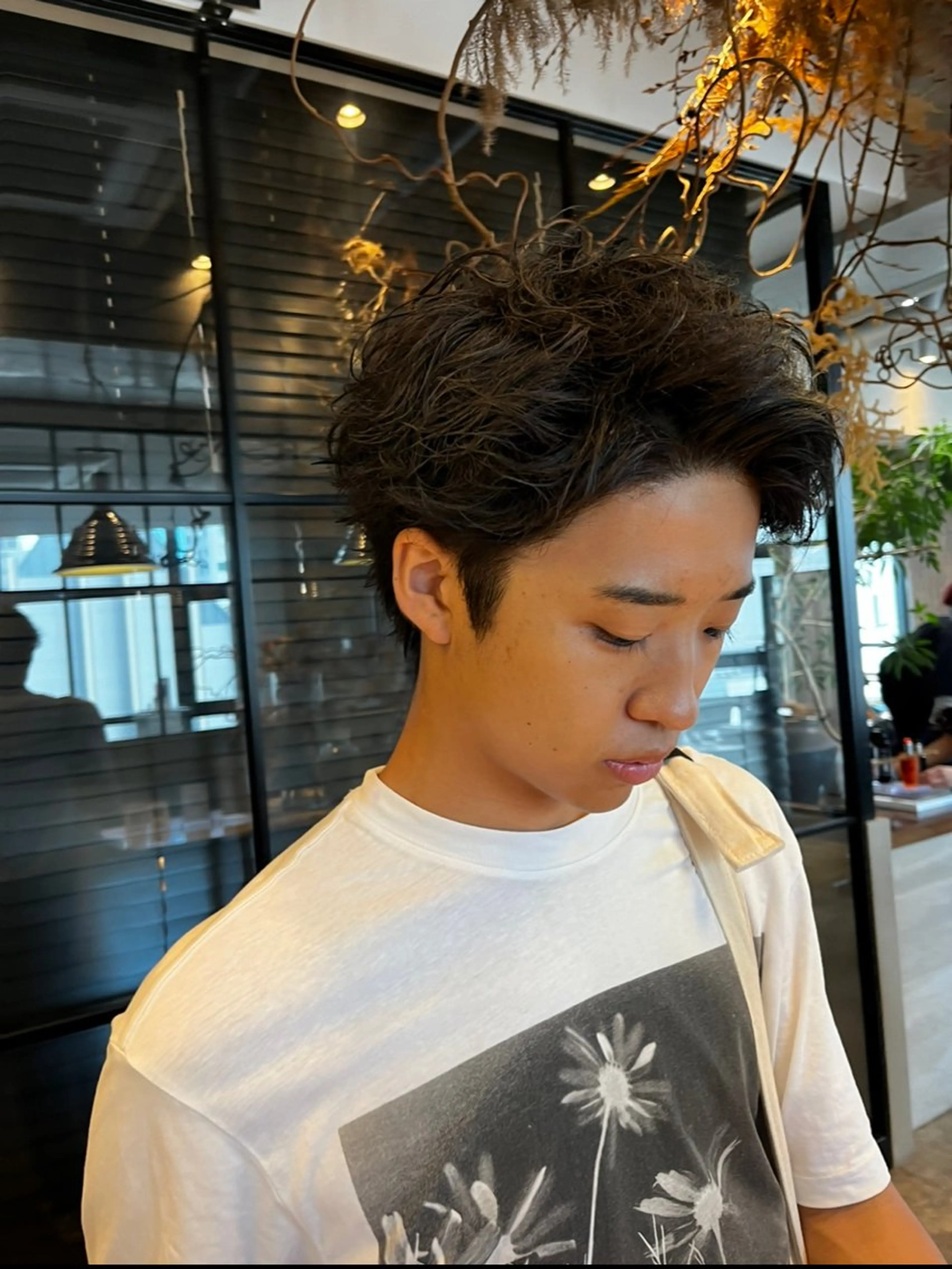 ショート パーマ メンズ パーマ 岐阜駅/問屋町/玉宮 髪質改善/KAZÜのヘアスタイル