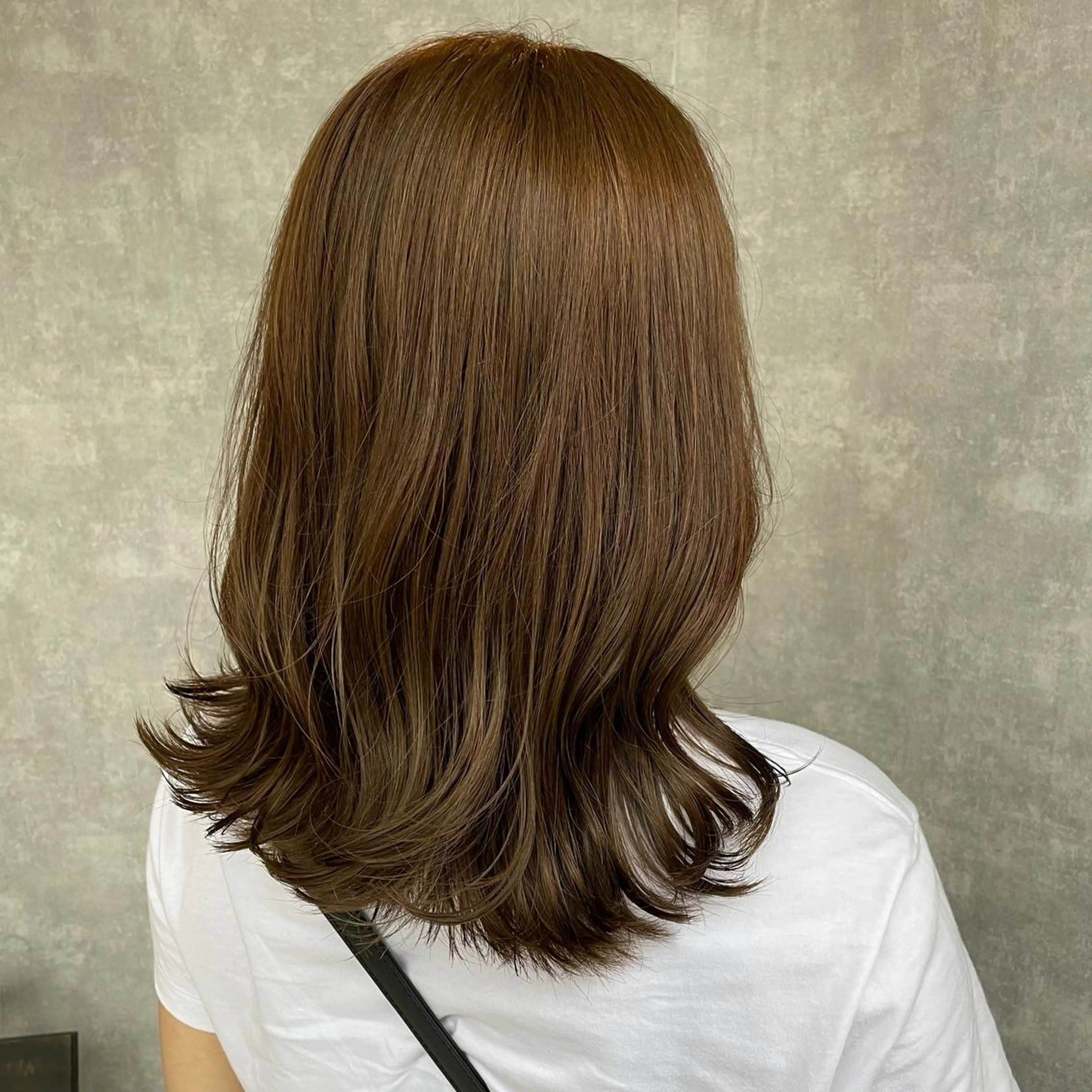 ミディアム カラー カット ヘアカラー トリートメント 山崎 唯奈 大宮東口 /暖色💞カラーのヘアスタイル