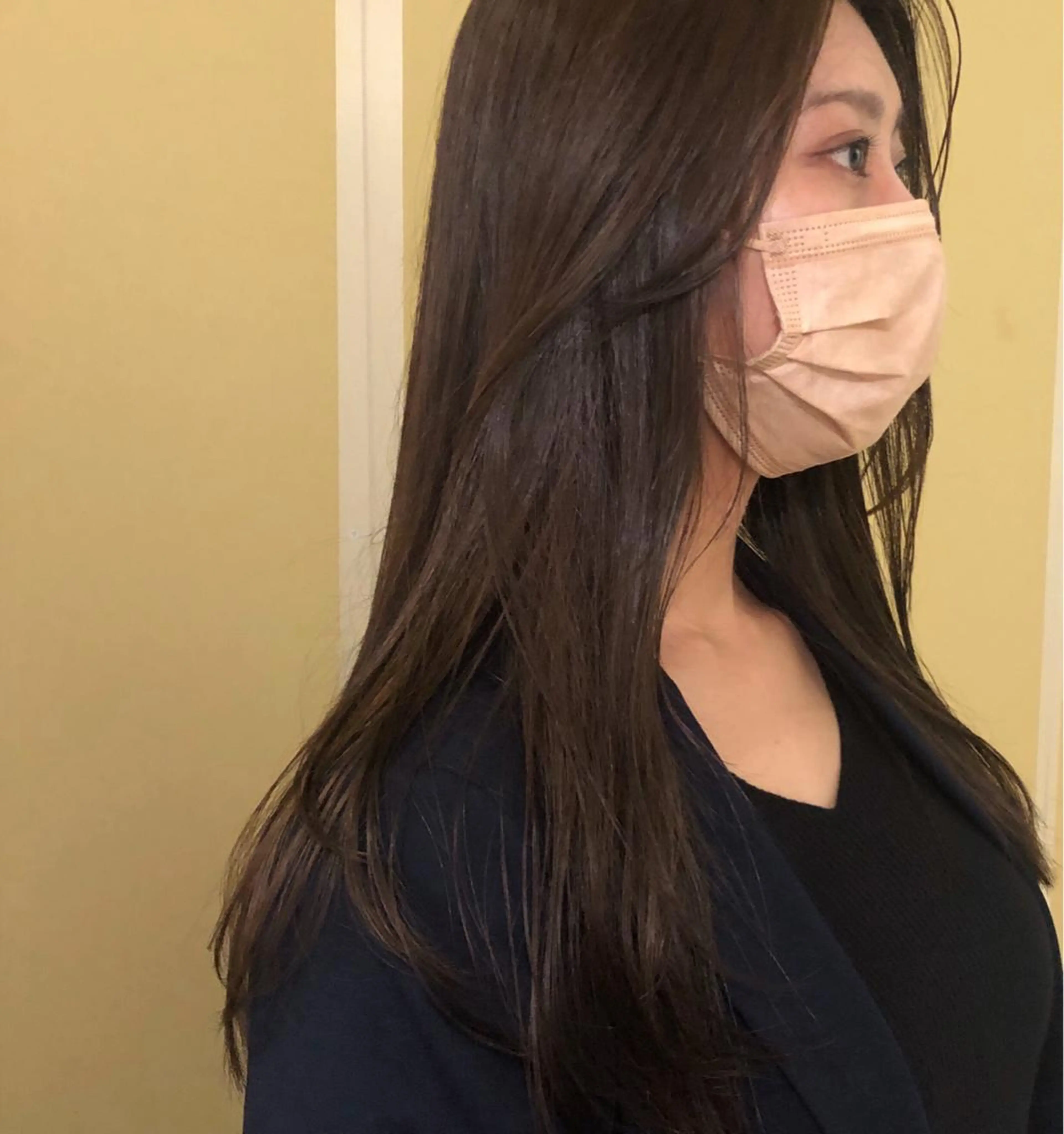 セミロング KOCHAB 中村穂風のヘアスタイル