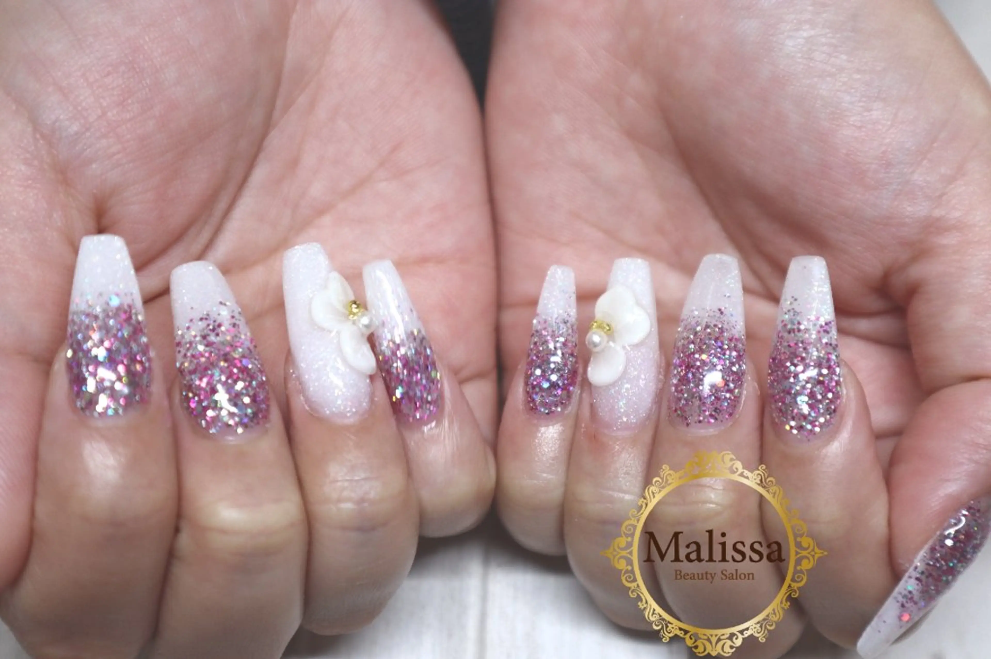 ネイル ジェルネイル キラキラネイル ラメ(グリッター) ぷっくりネイル スカルプネイル ハンドネイル Beauty Salon Malissa所属・Malissa　 スカルプ&深爪歓迎◎のネイルデザイン