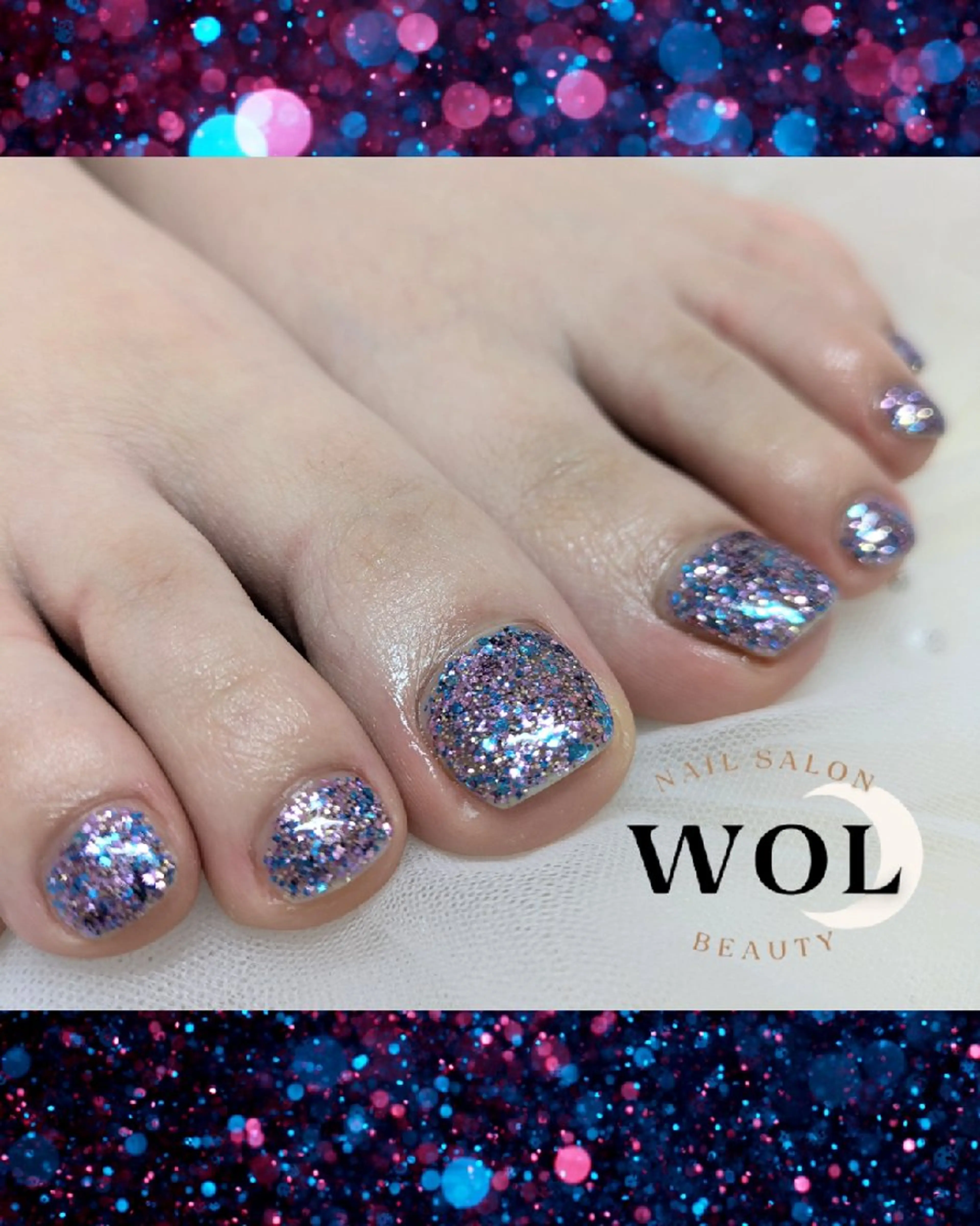 ネイル フットネイル nailsalon🌙WOL所属・WOL🌙 momokoのネイルデザイン