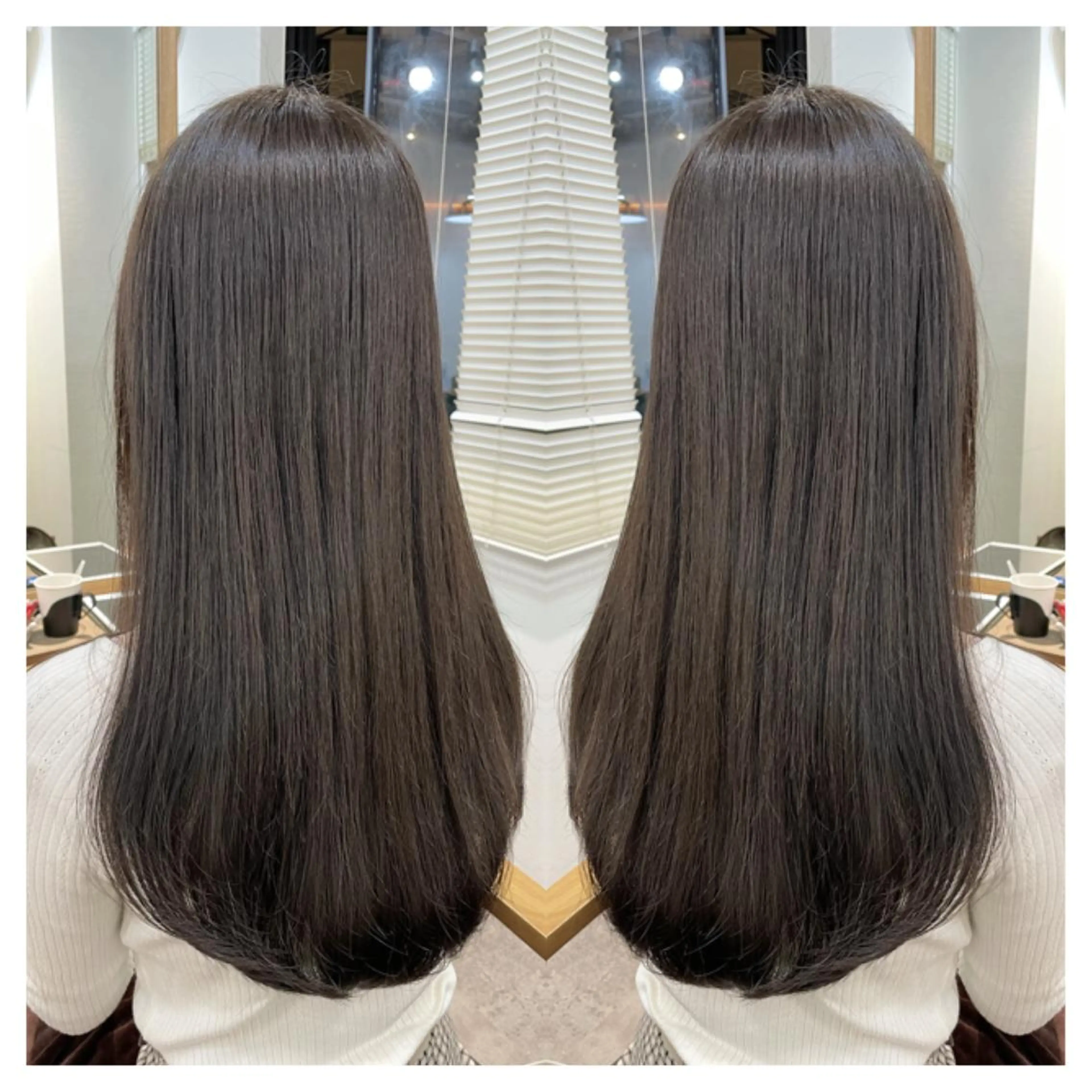 ロング カラー カット ヘアカラー トリートメント 村山 茉衣のヘアスタイル