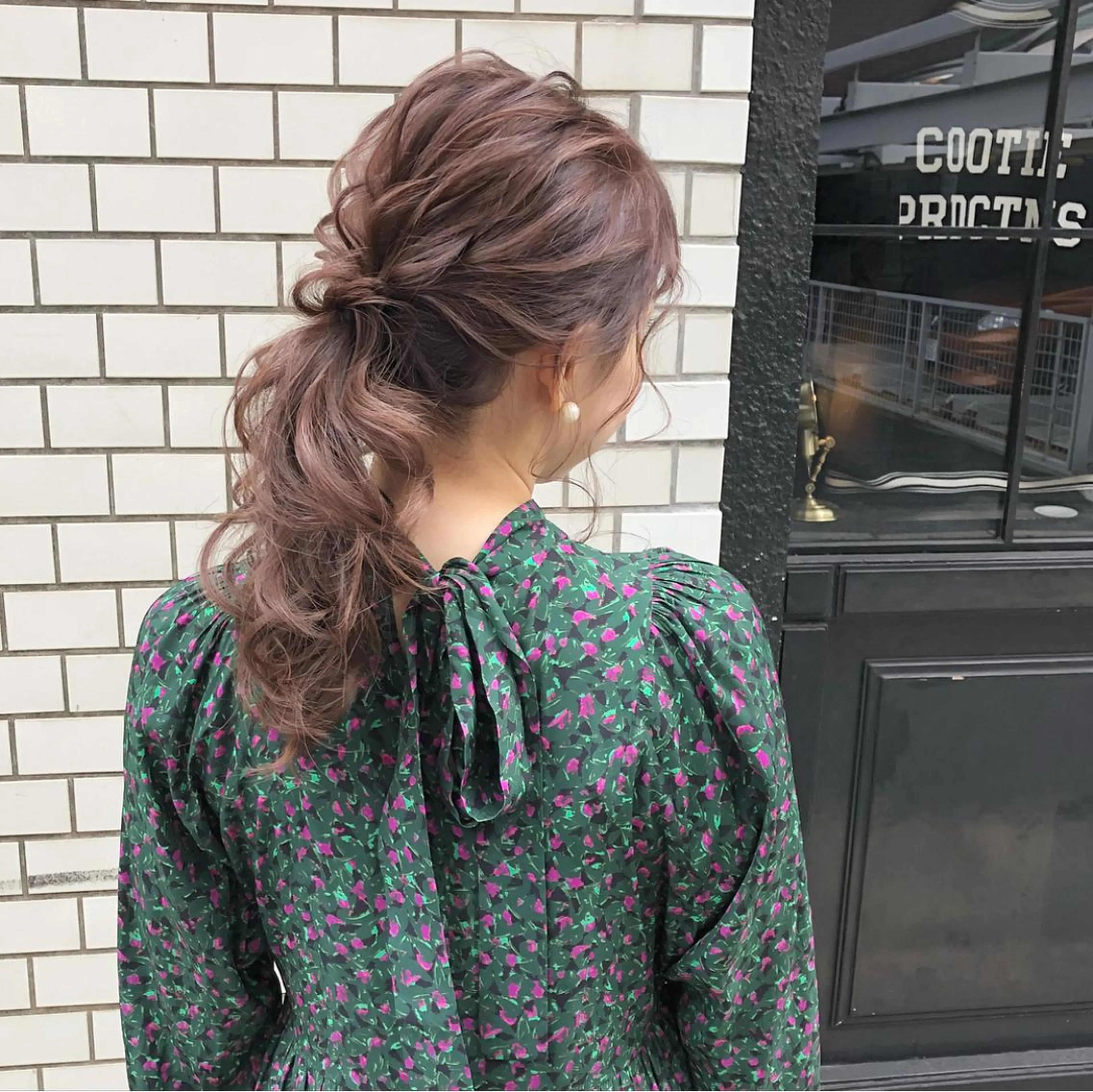 セミロング カラー ヘアアレンジ ラベンダーカラー autre所属・大久保 ひでなりのヘアスタイル