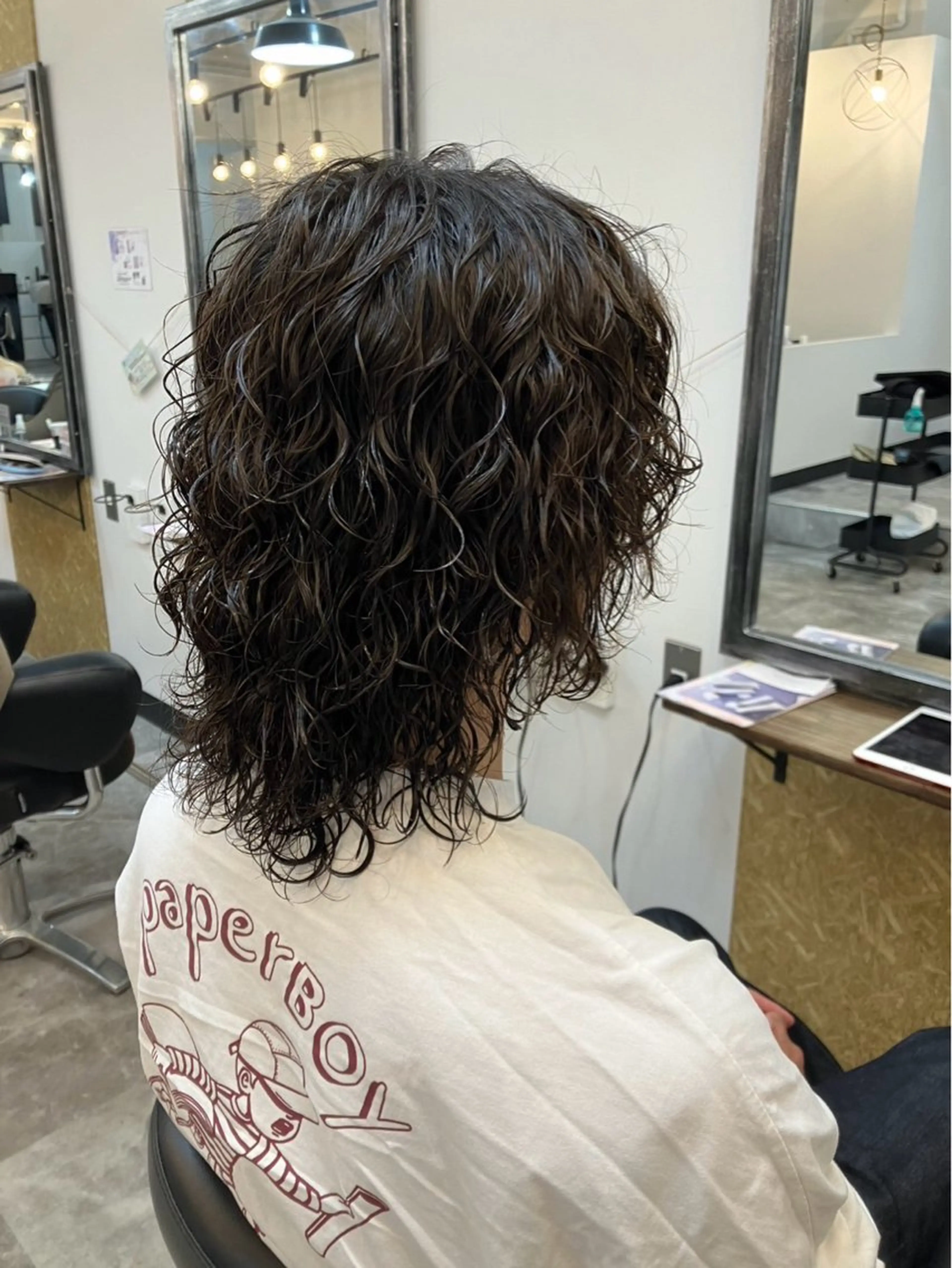 ミディアム メンズ レディースモデル💞 ユイ🎀のヘアスタイル