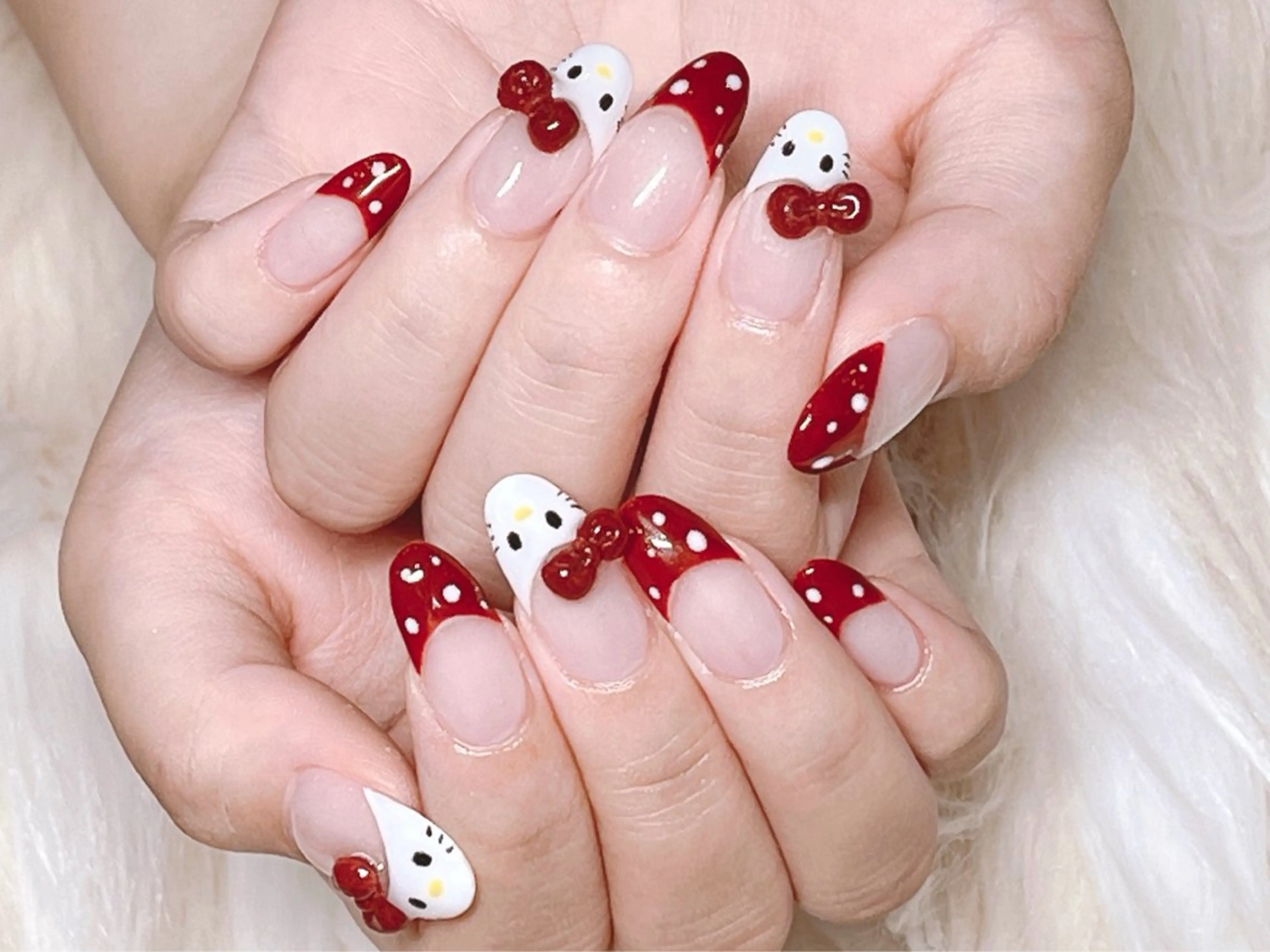 ネイル 長さ出し フレンチネイル ジェルネイル グラデーション 韓国ネイル ハンドネイル Nail&eye Belire 新宿のネイルデザイン