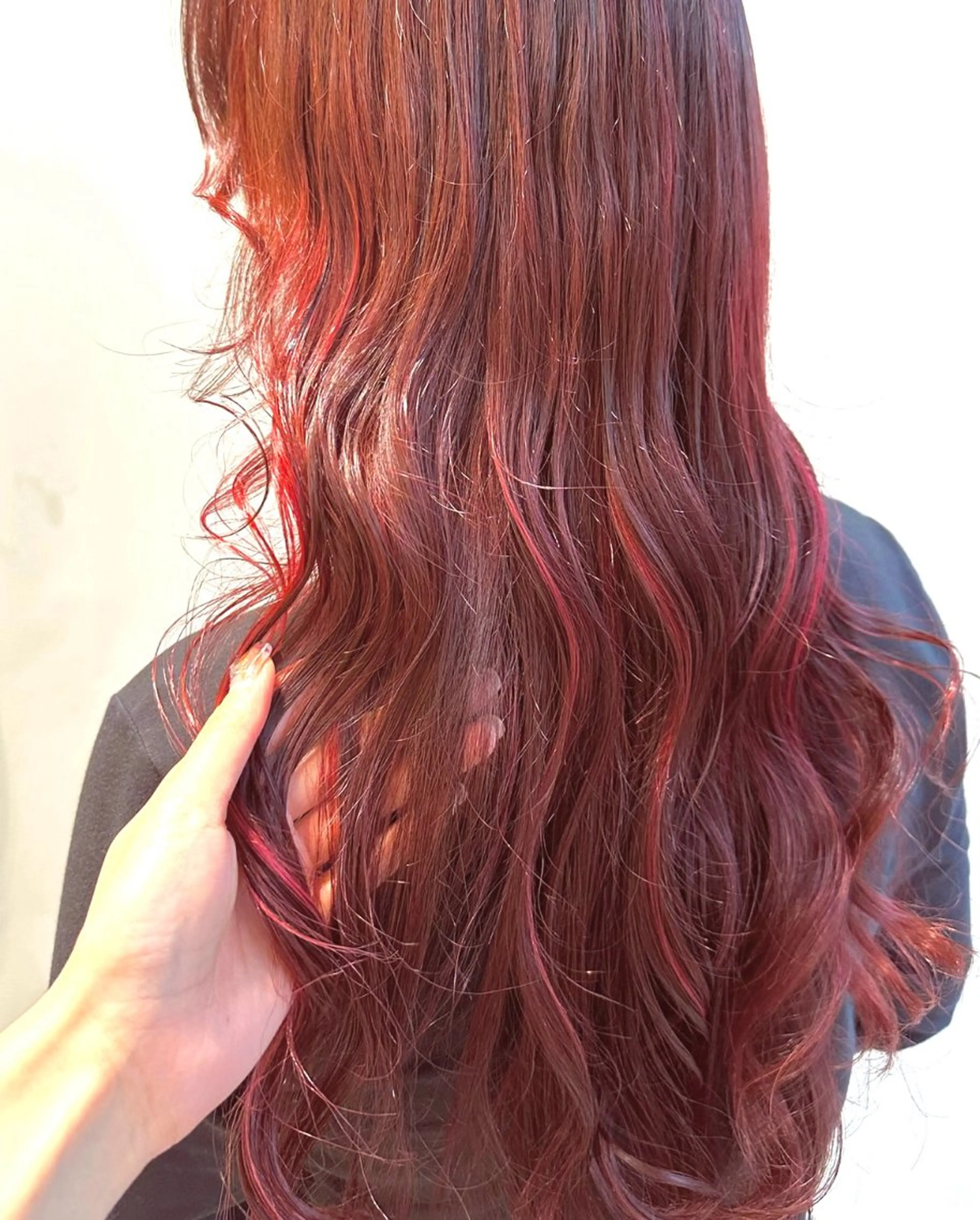 ロング カラー ヘアカラー トリートメント 🦋‪ハイトーンカラ ー🦋‪熊田 史織のヘアスタイル