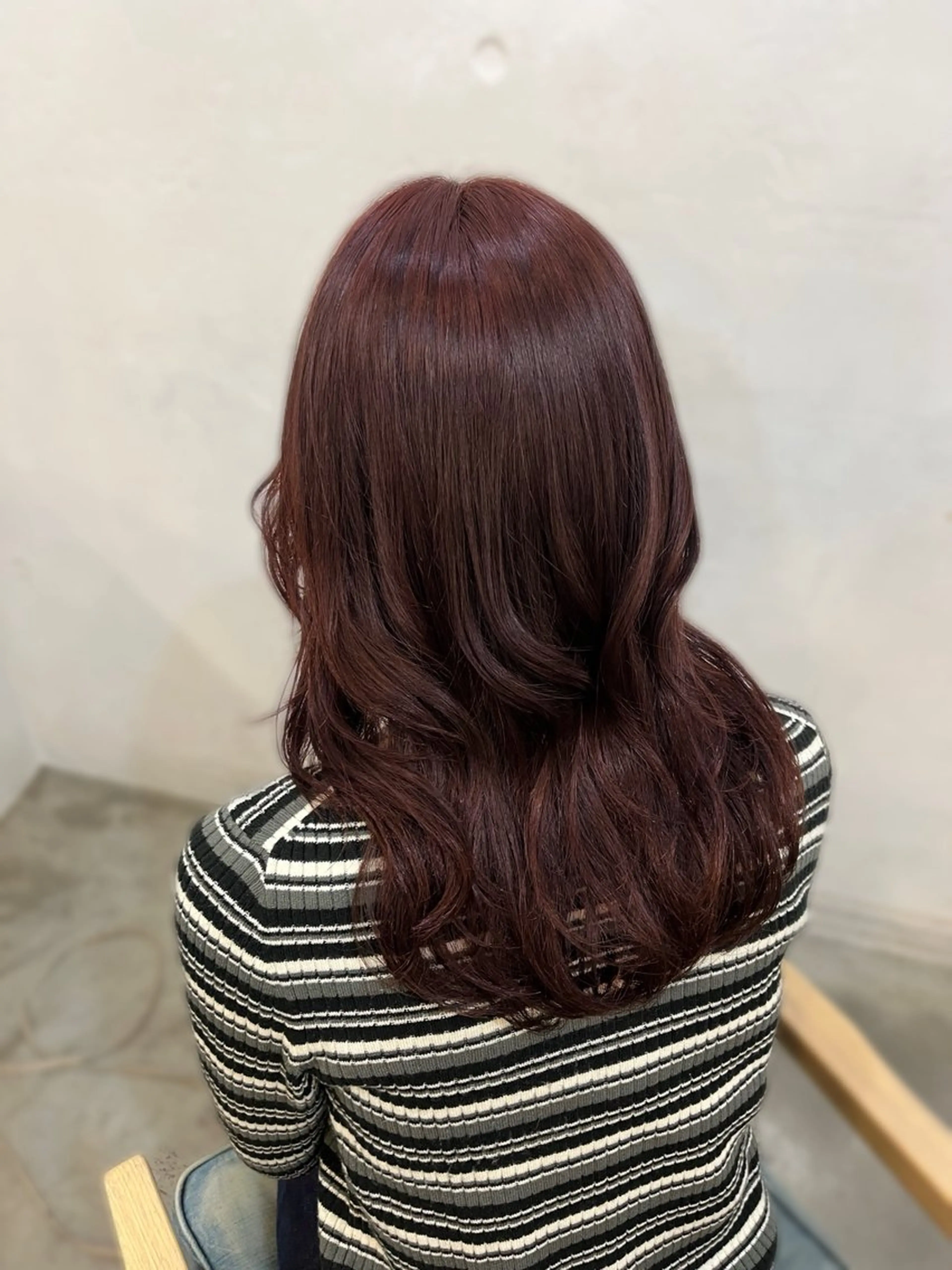 セミロング カラー ヘアアレンジ ヘアカラー トリートメント hazuki🐈‍⬛ 透明感カラーのヘアスタイル