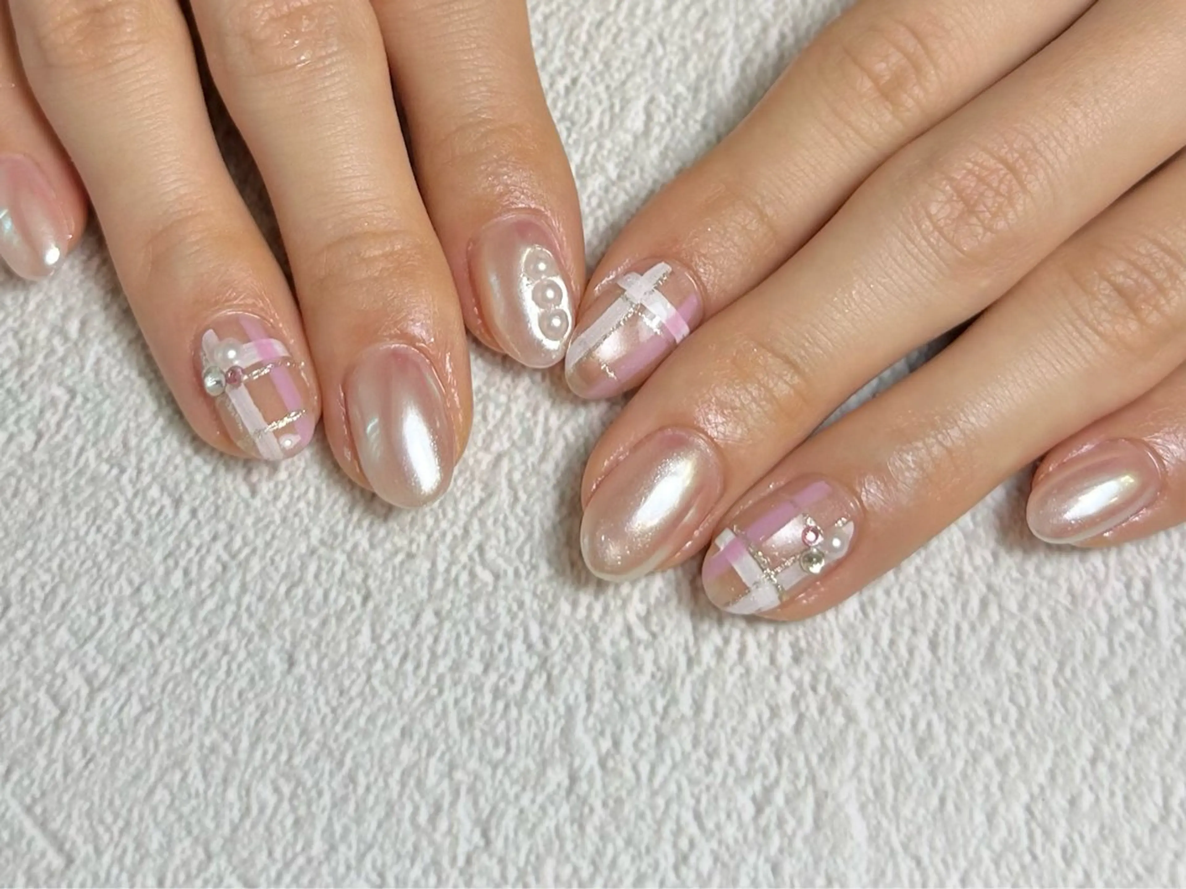 ネイル ハンドネイル TOPAZ恵比寿所属・Tsuno Nagisaのネイルデザイン