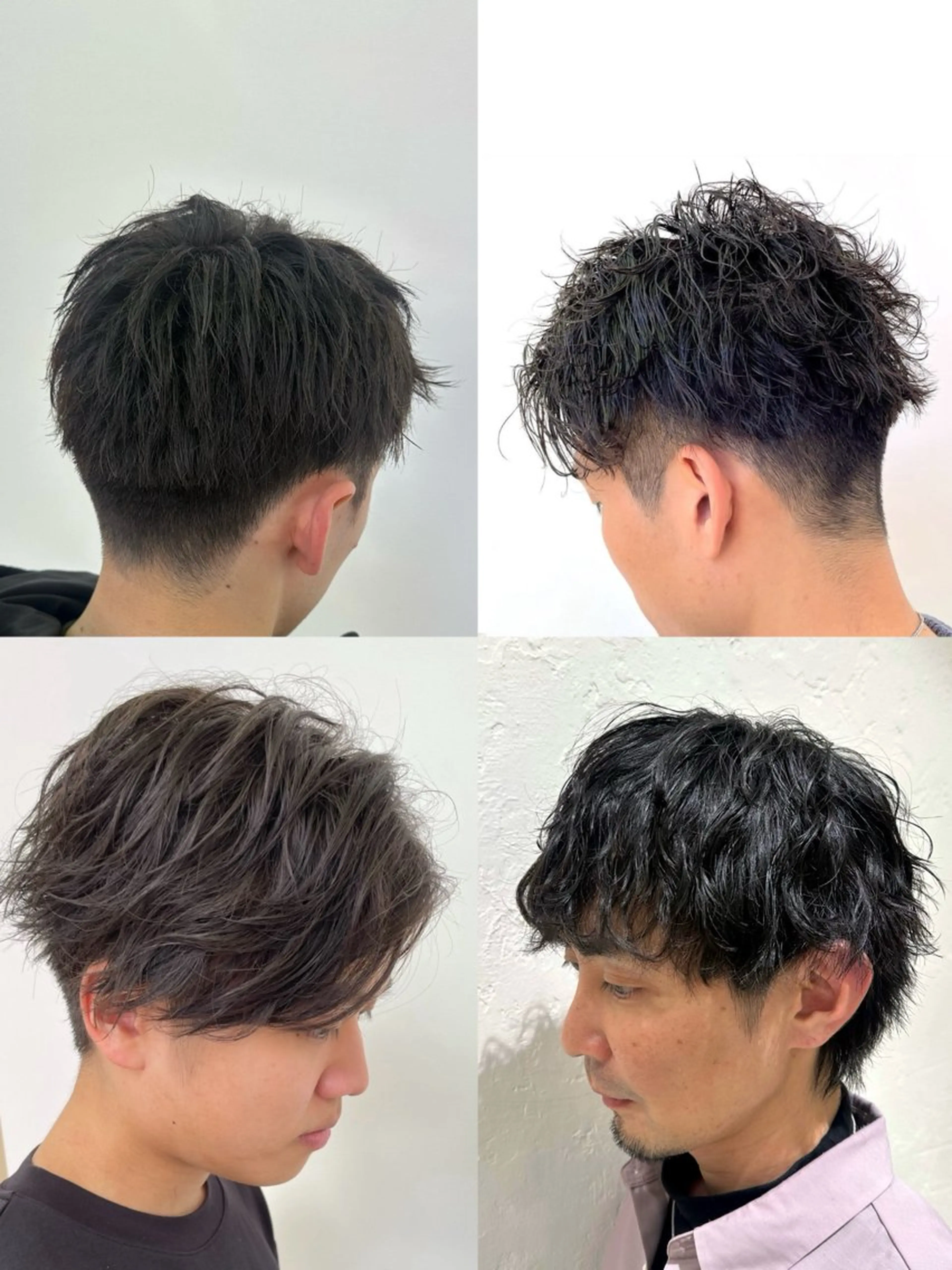 メンズカット × ツイストスパイラルパーマの写真