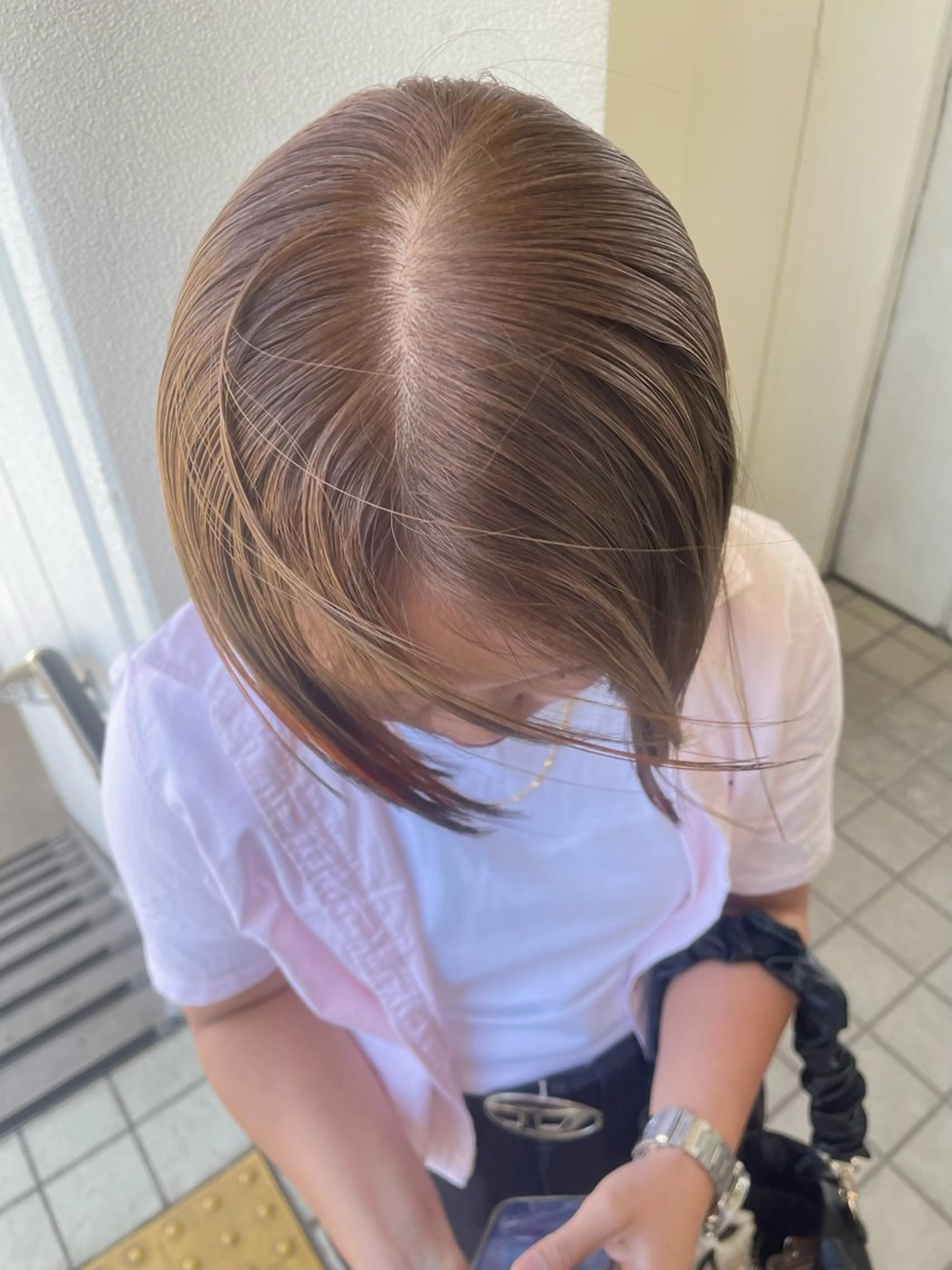 【リタッチのみ✨ブリーチリタッチは‪✕‬】リタッチカラー+トリートメントの写真