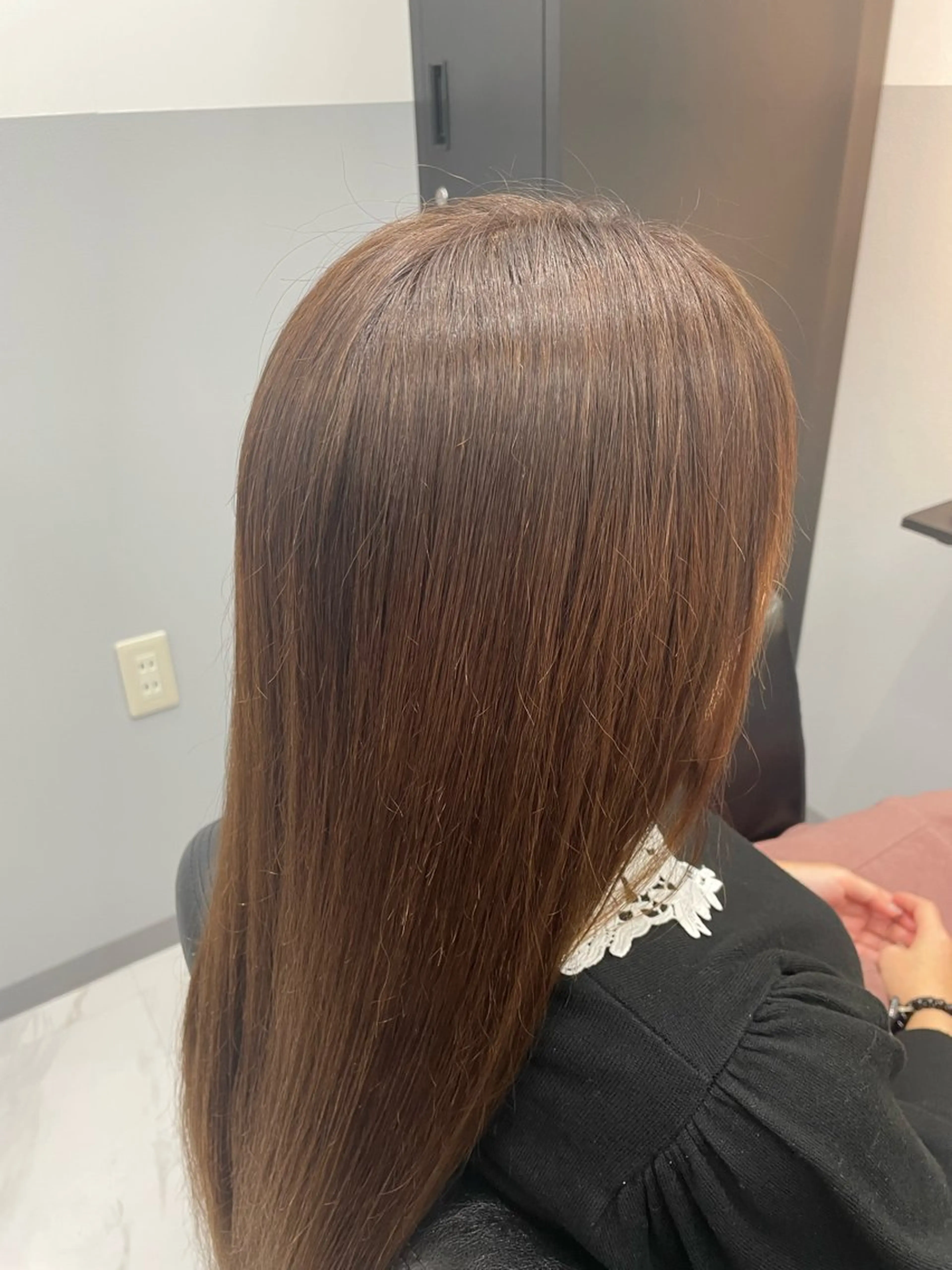 ロング ヘアカラー トリートメント 🦋saki🦋 格安でご案内中！のヘアスタイル