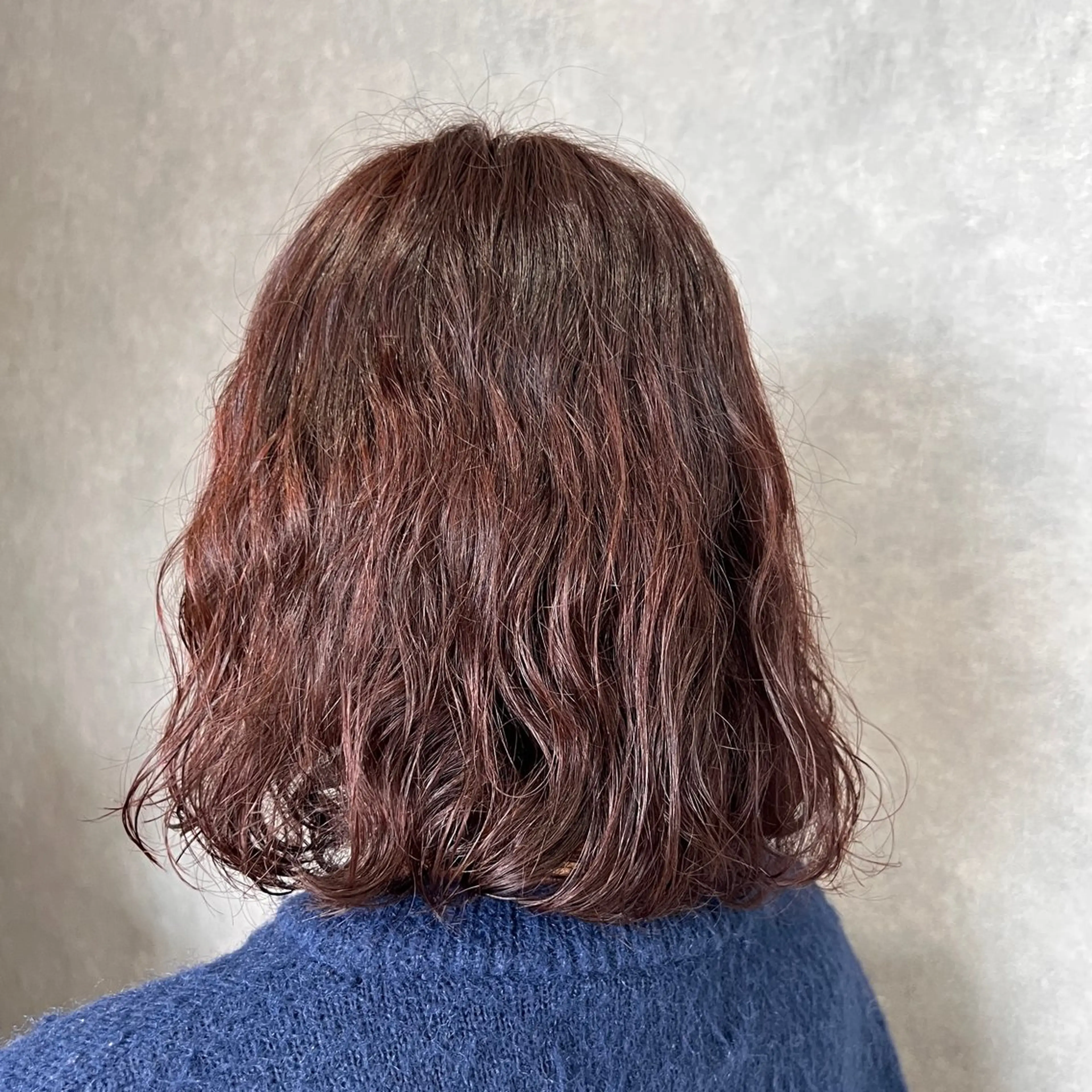 ミディアム ピンクブラウン hair salon coe所属・高橋 優実のヘアスタイル