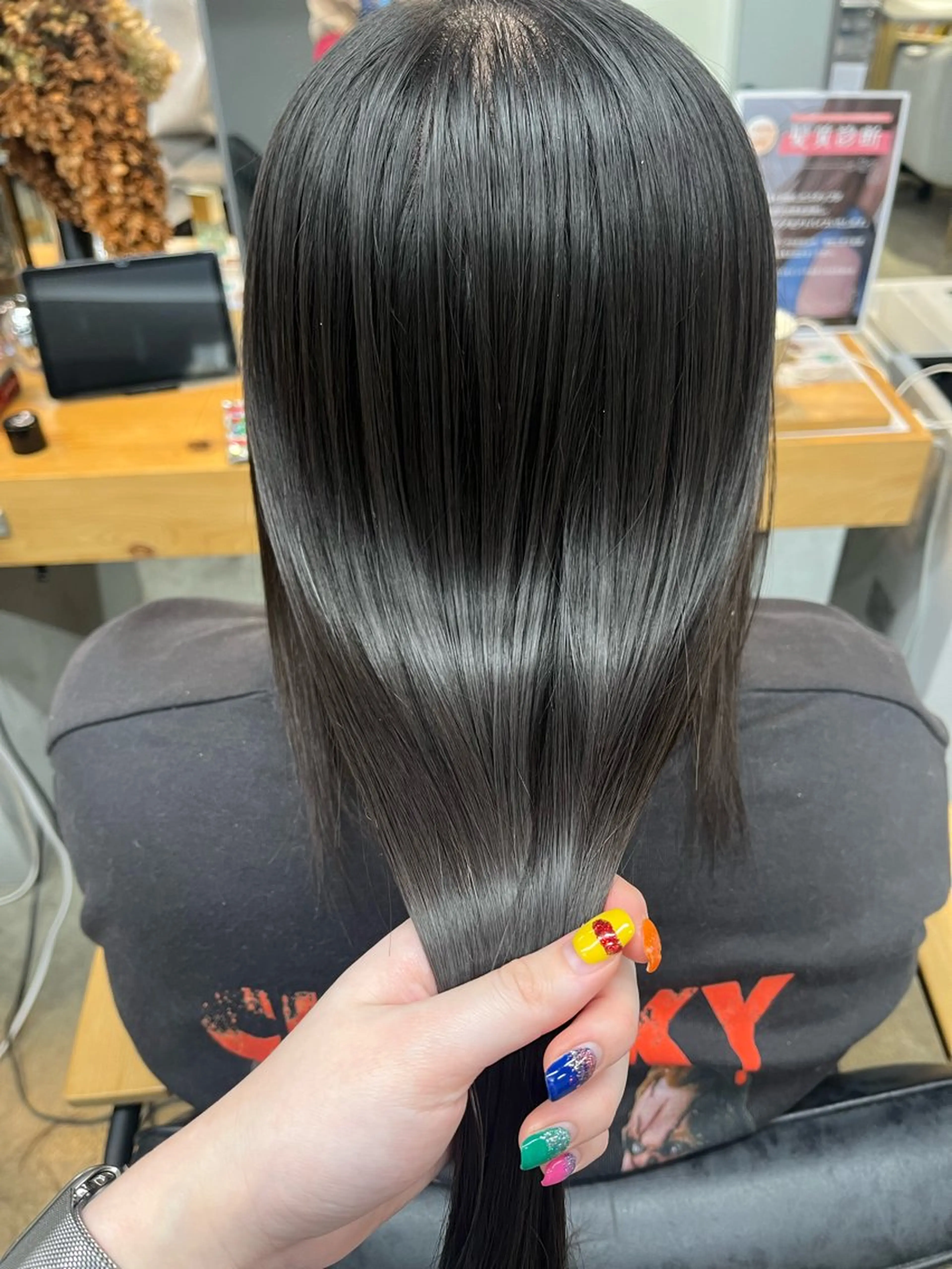ロング 縮毛矯正 トリートメント ROCCO east MIYOのヘアスタイル