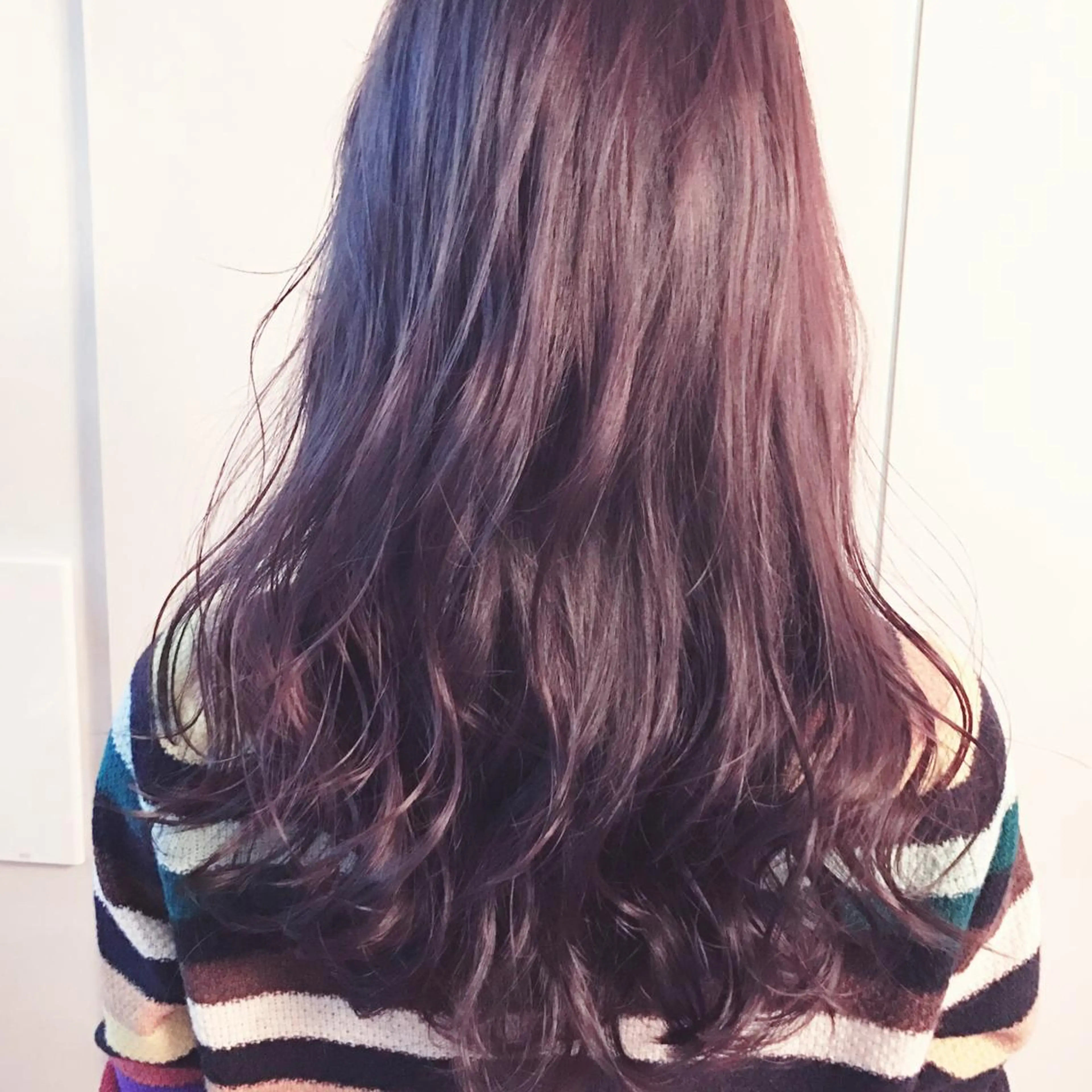 ロング カラー 田邉 真之助のヘアスタイル