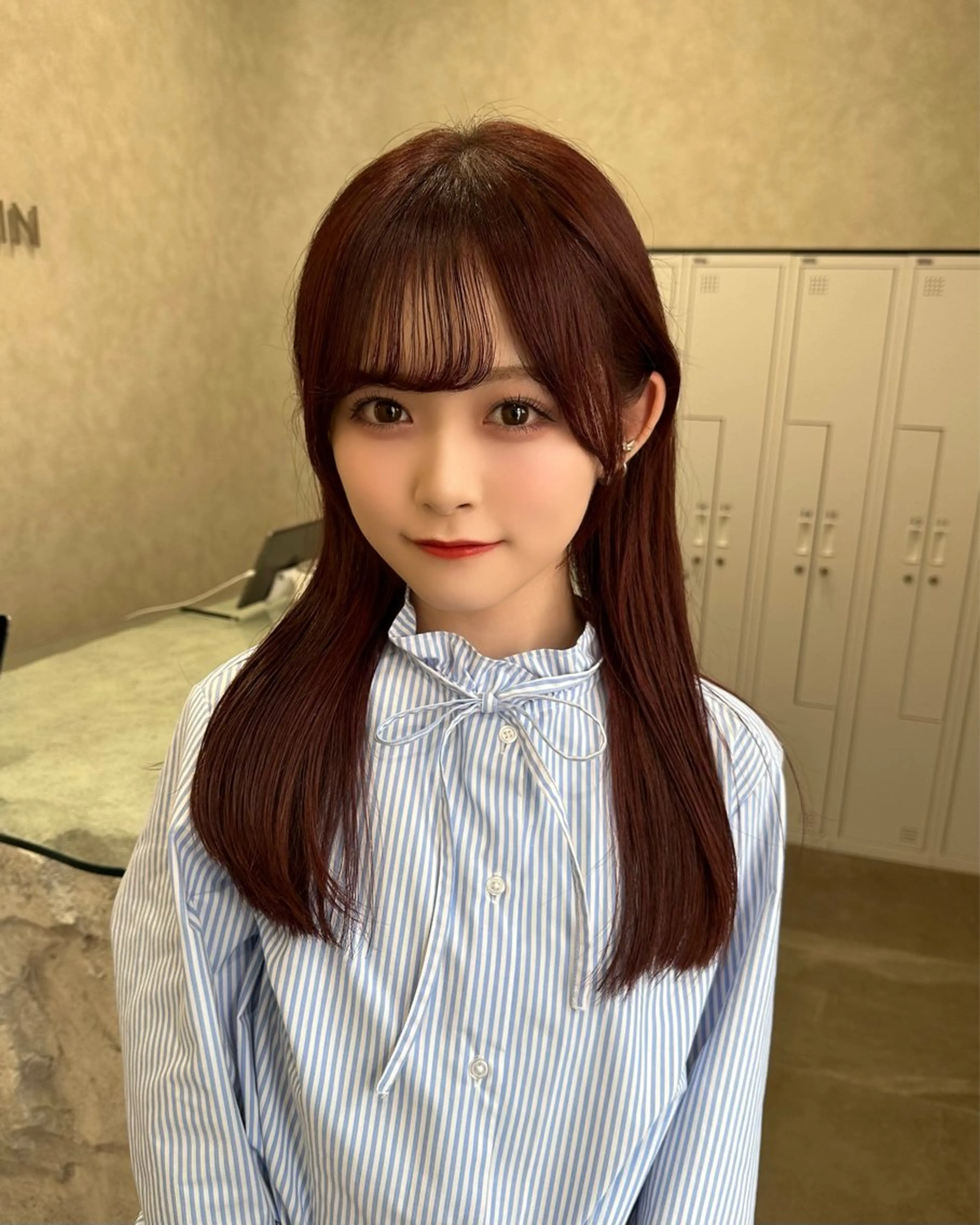 ロング カット ヘアカラー トリートメント SALOWIN原宿AROA店所属・顔まわり神カット✂︎ 齋藤雄大【原宿】のヘアスタイル
