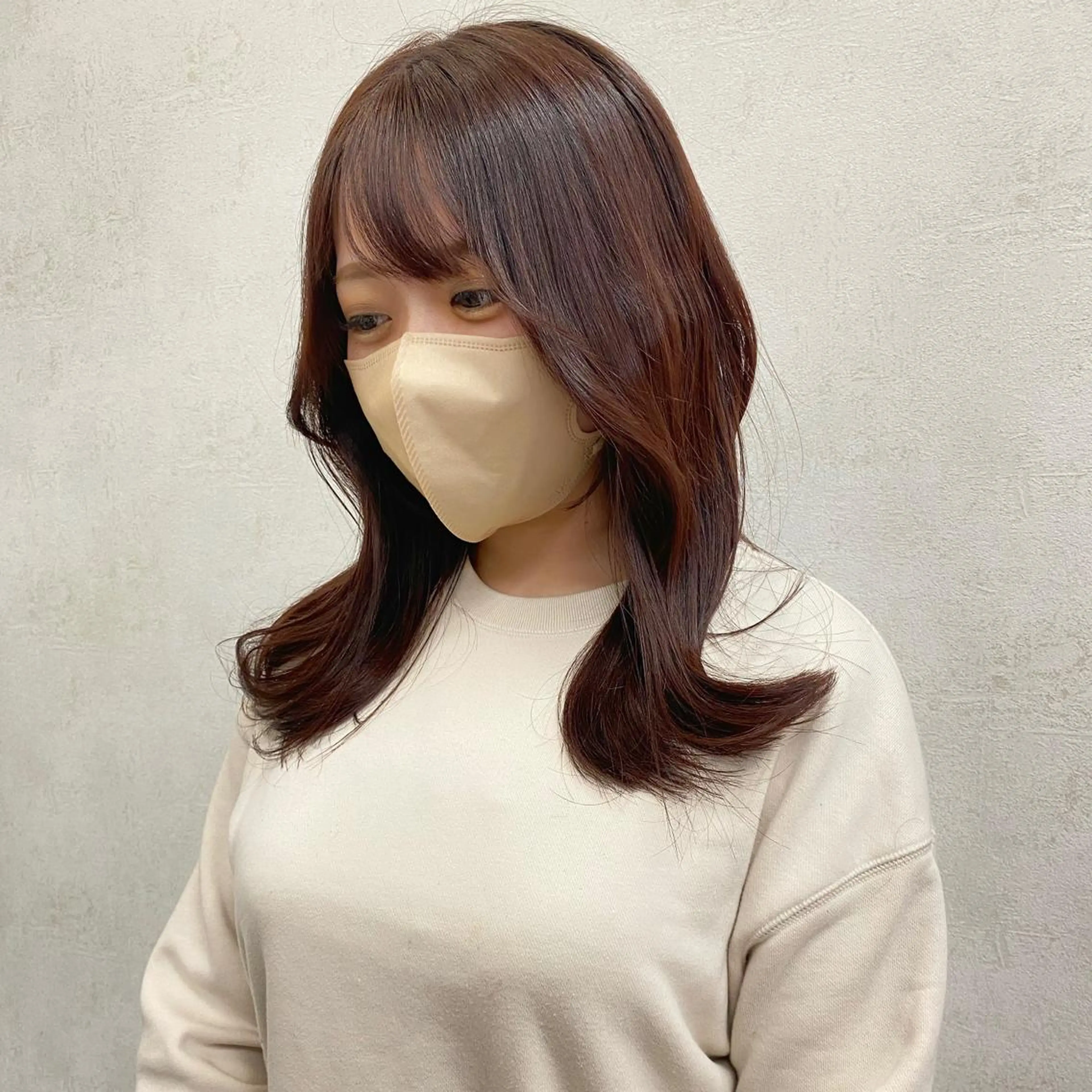 ロング くびれヘア 韓国風ヘア メンズ縮毛矯正 ニュアンスパーマのヘアスタイル