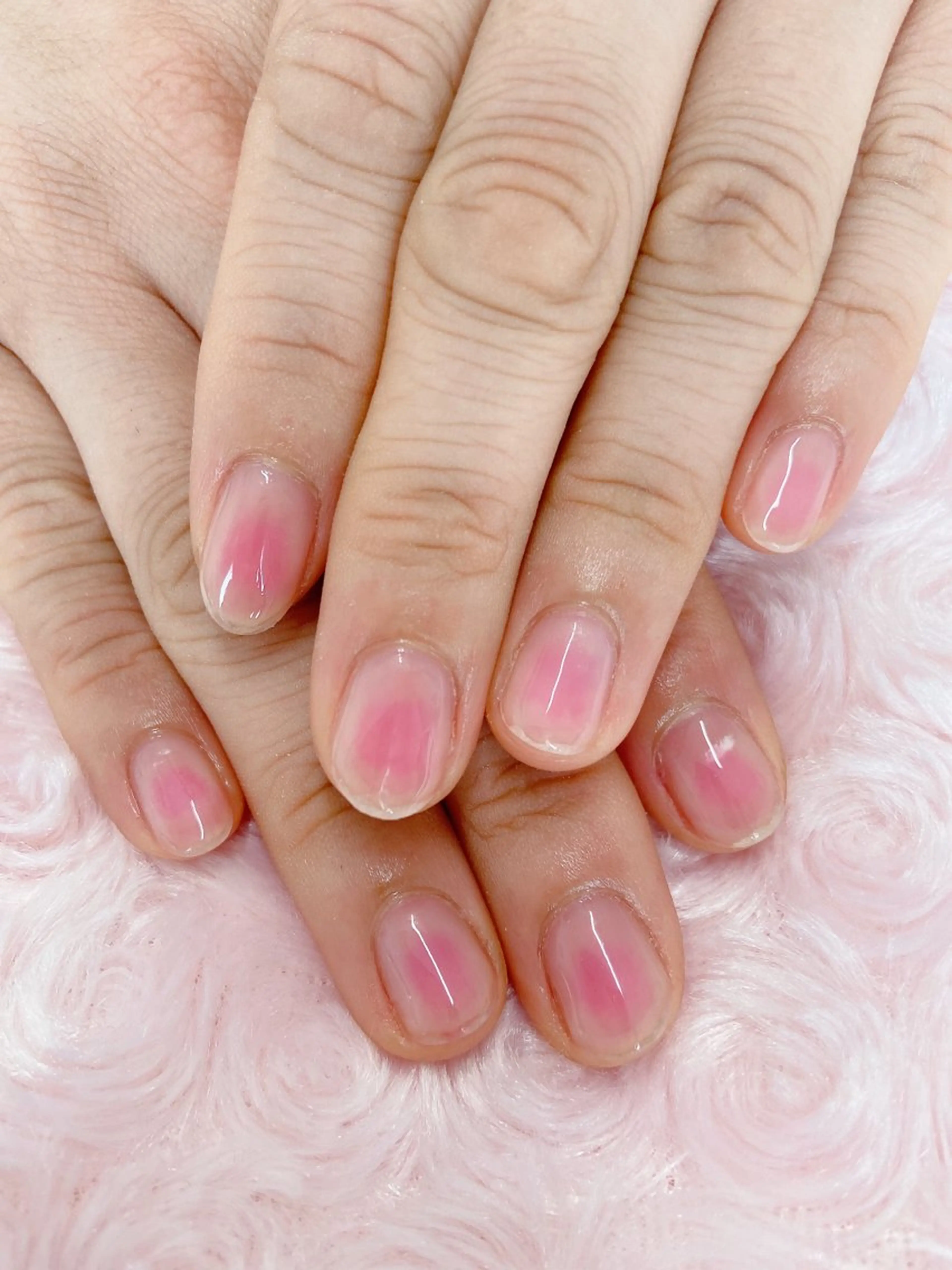 ネイル チークネイル ジェルネイル 持ち込み オフィスネイル パラジェル ハンドネイル nail salon Berry所属・前田 りかのネイルデザイン