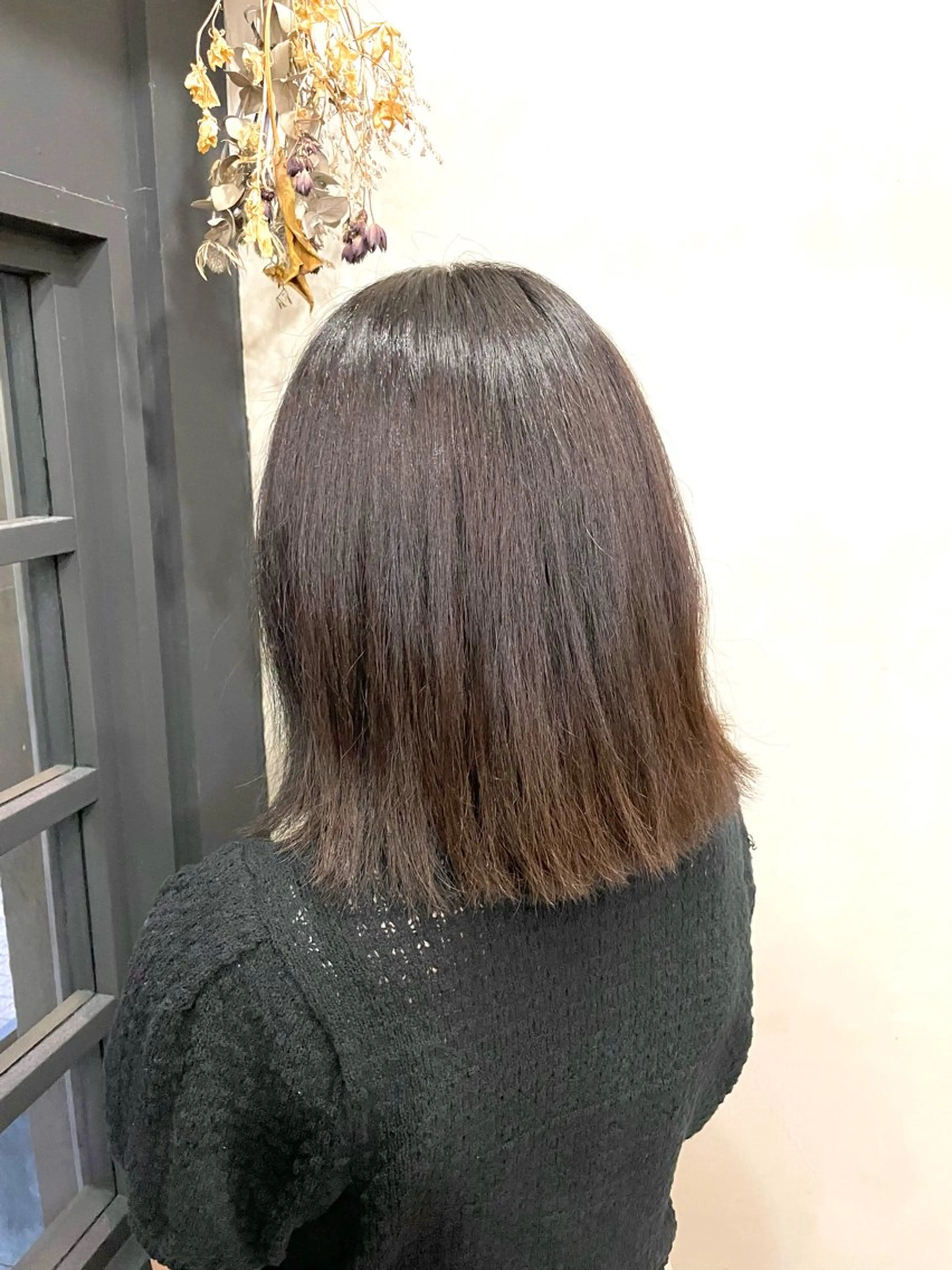 ミディアム カラー アッシュ アッシュブラウン ブラウンカラー ヘアカラー ヘッドスパ ✨メンズ縮毛モデル 募集✨イブキのヘアスタイル