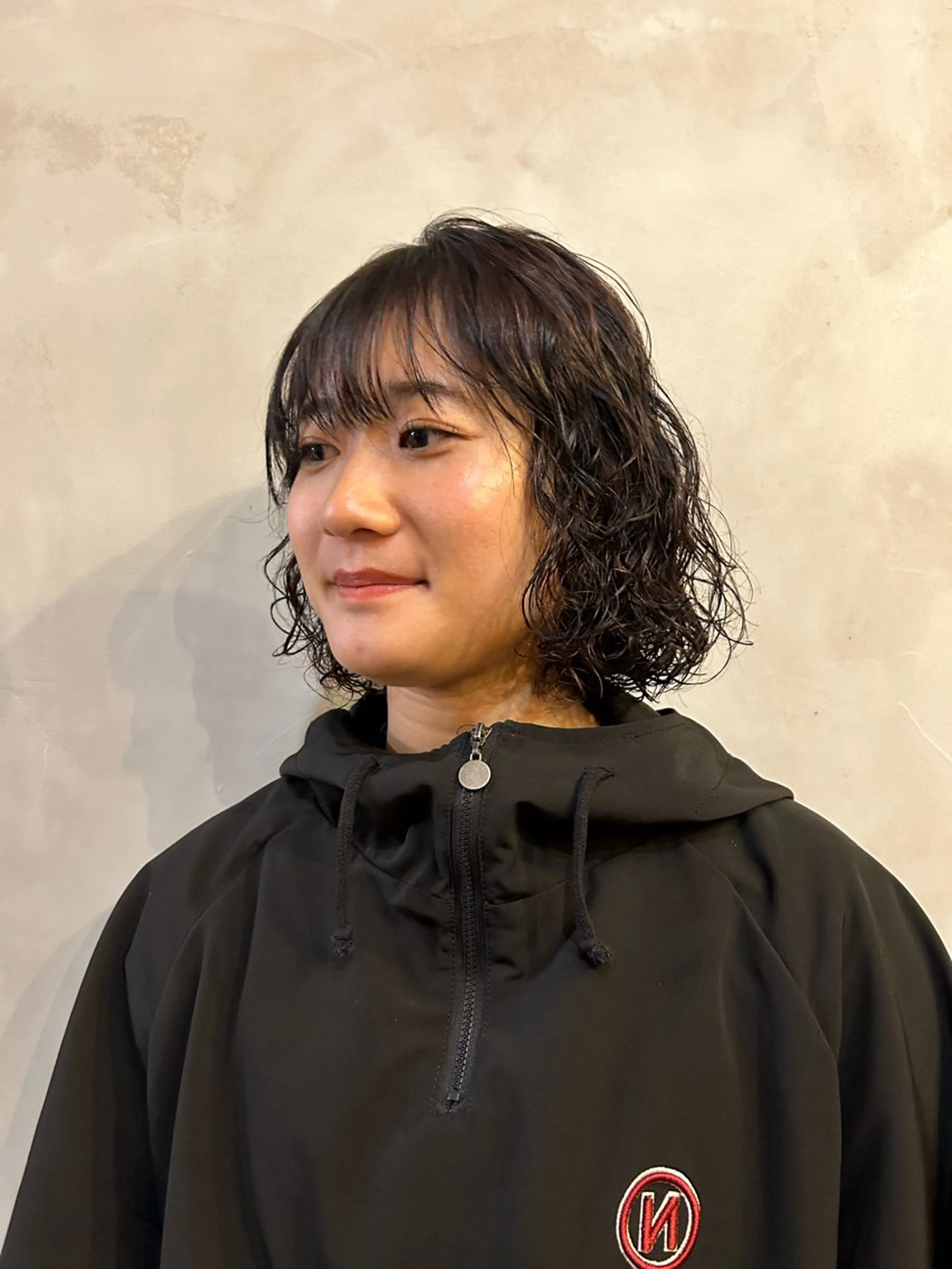 ミディアム カラー パーマ ミディアムパーマ ブラウンカラー 透明感カラー トリートメント 🌿ボブ パーマ高橋啓太🌿のヘアスタイル