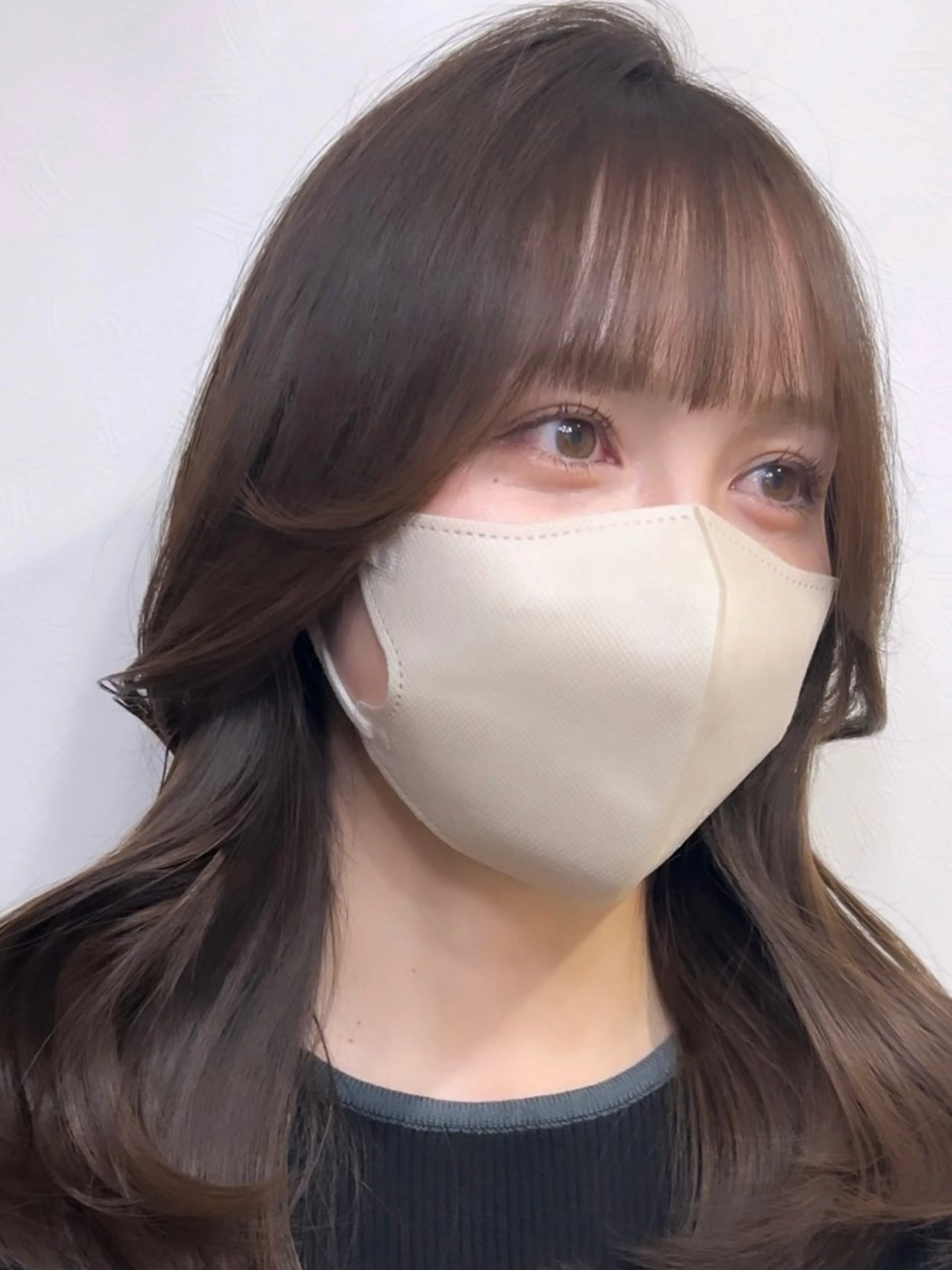セミロング 剣持友希/高崎 ifh iizukaのヘアスタイル