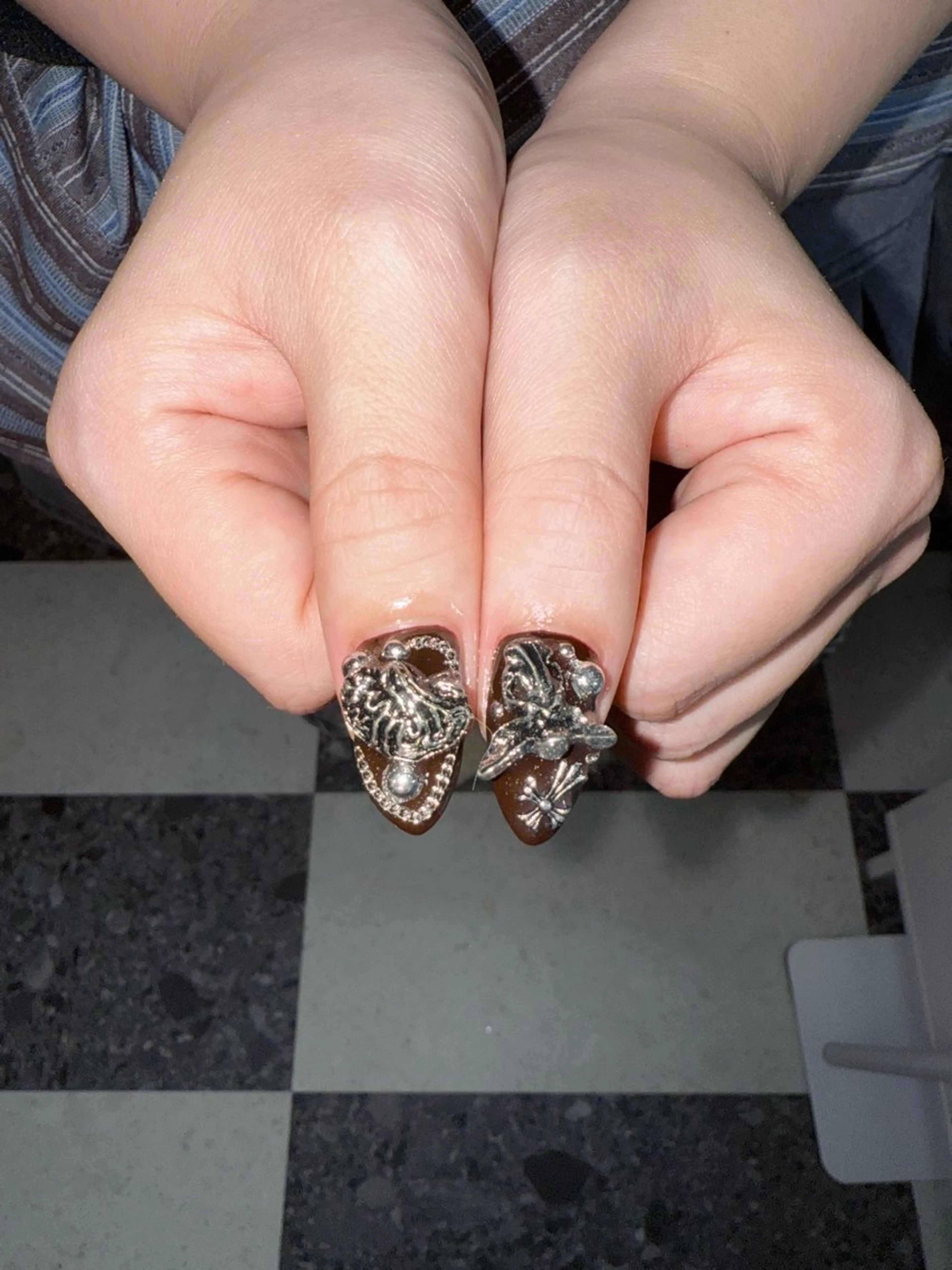 ネイル ハロウィン 赤色 シンプルネイル ハンドネイル posa nail モエミのネイルデザイン