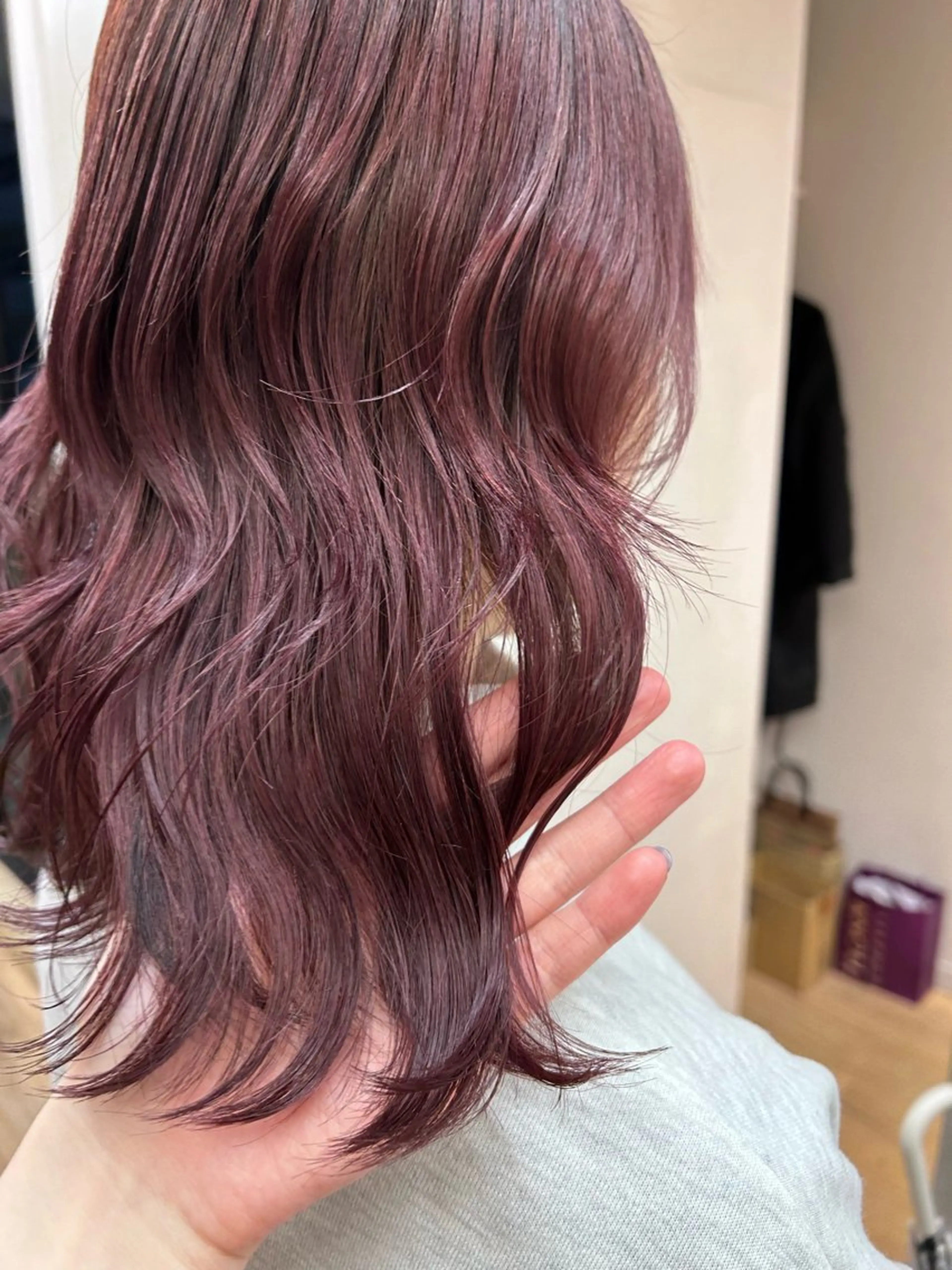 カラー ラベンダーカラー ラベンダーピンク ピンクカラー ヘアカラー noa /大宮美容室のヘアスタイル