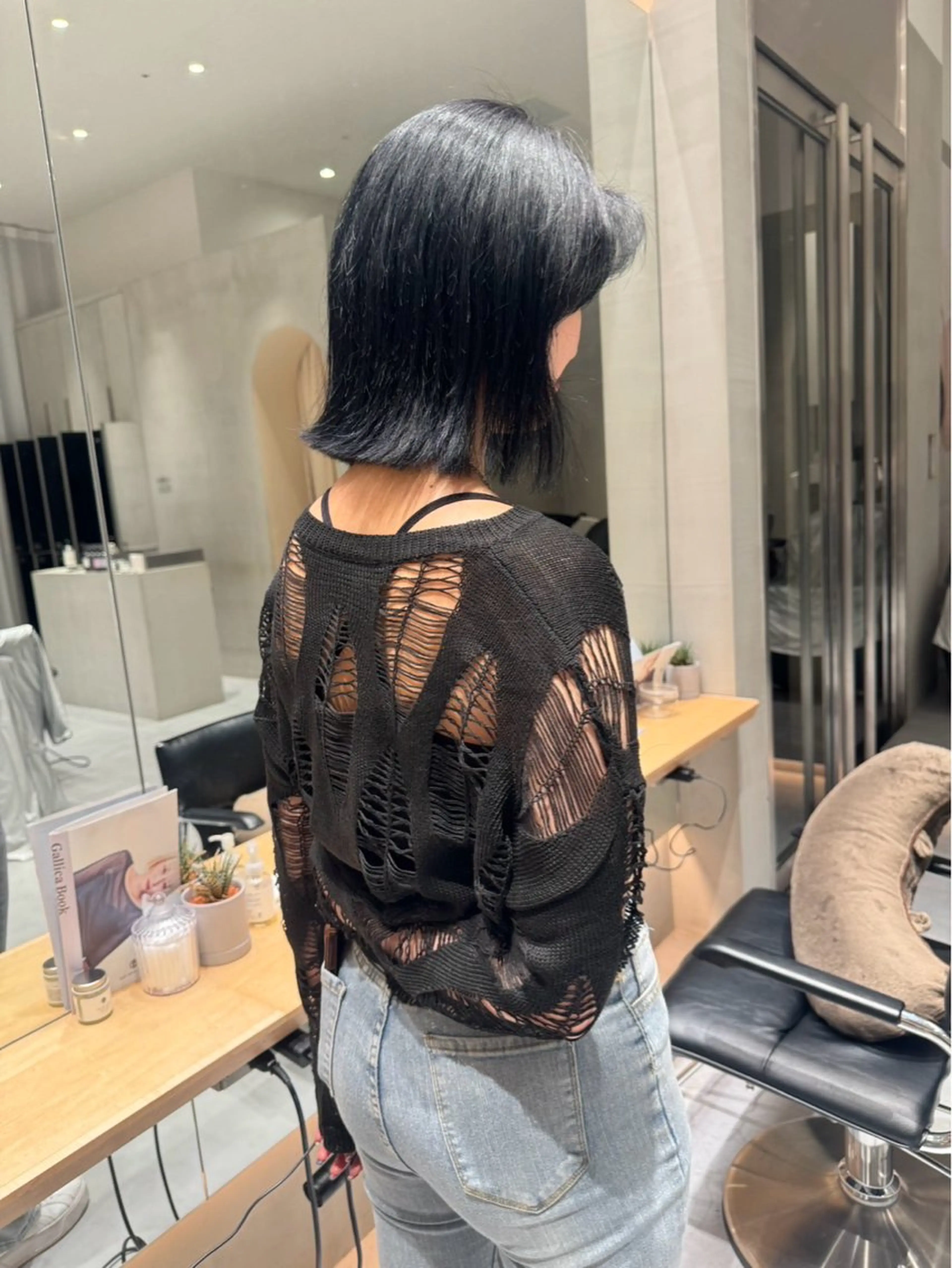 ミディアム カラー ヘアカラー トリートメント ヘアセット 風香🪼レイヤー /透明感カラーのヘアスタイル