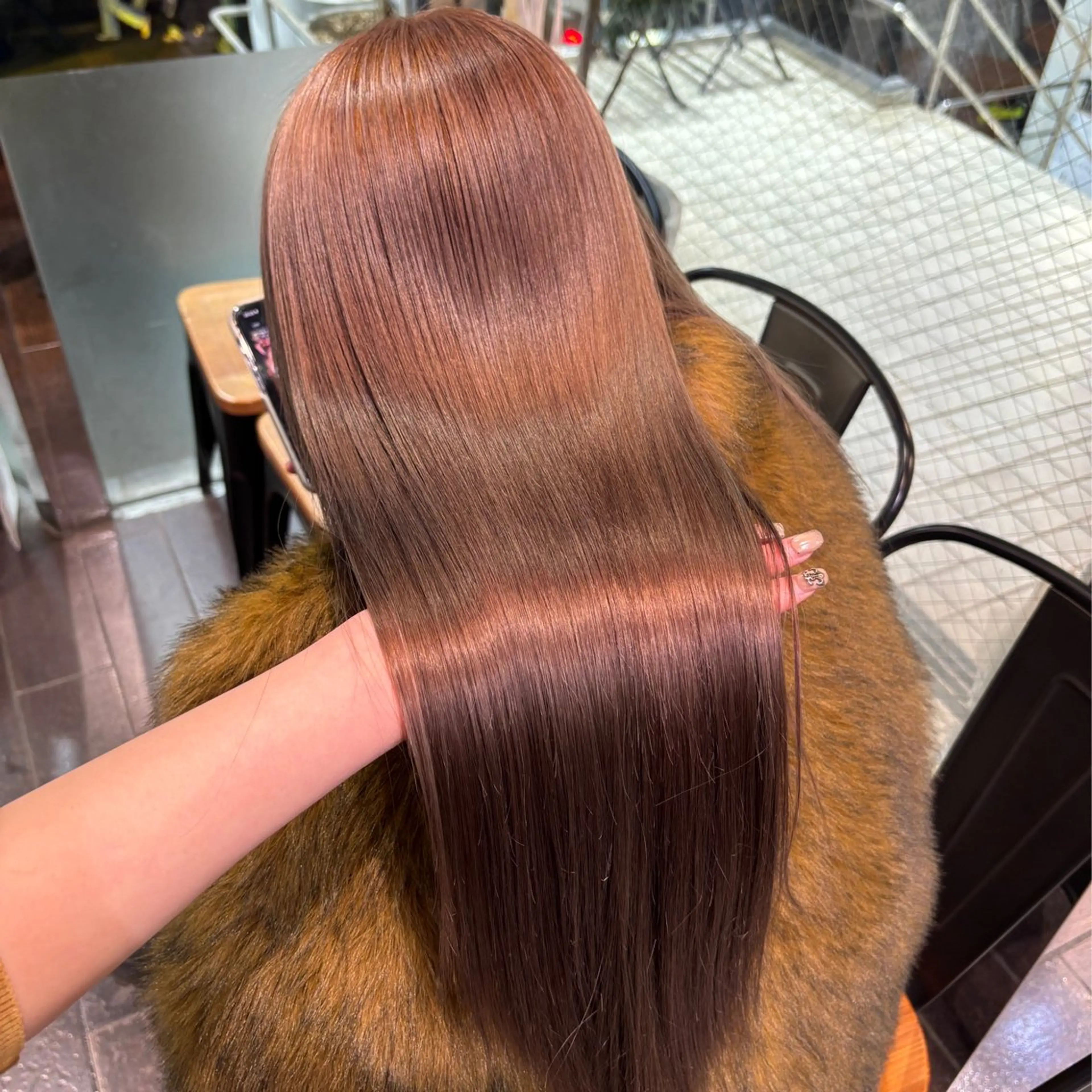 カラー ベージュカラー 黒髪 ブリーチ ブルーカラー ブルーブラック 艶カラー♡/eye / mai🪐🪄のヘアスタイル