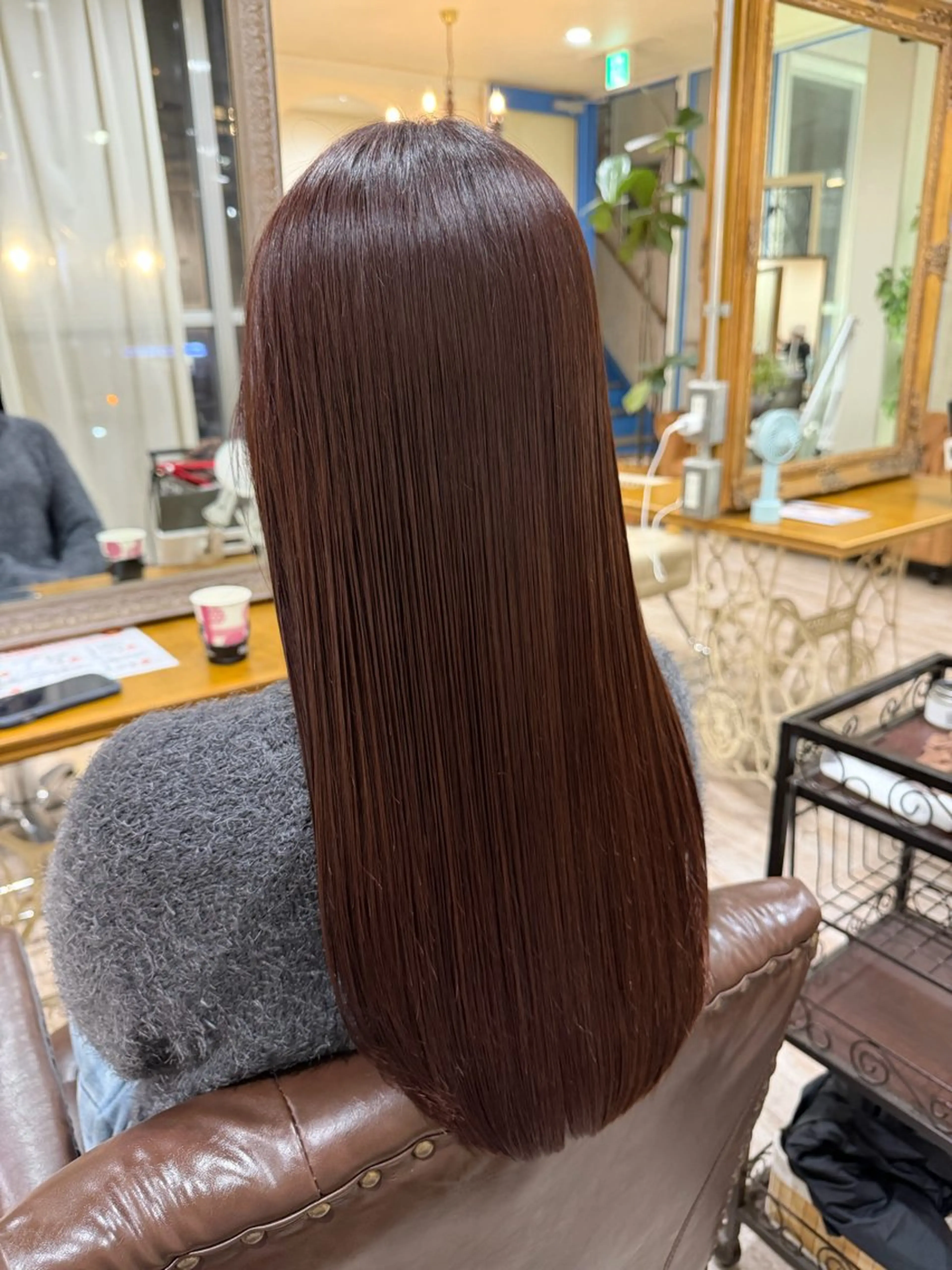 ロング カラー 髪質改善 レイヤーカット ロング カット ヘアカラー 縮毛矯正 トリートメント 新越谷noble店長 松本拓也▶◀*.のヘアスタイル