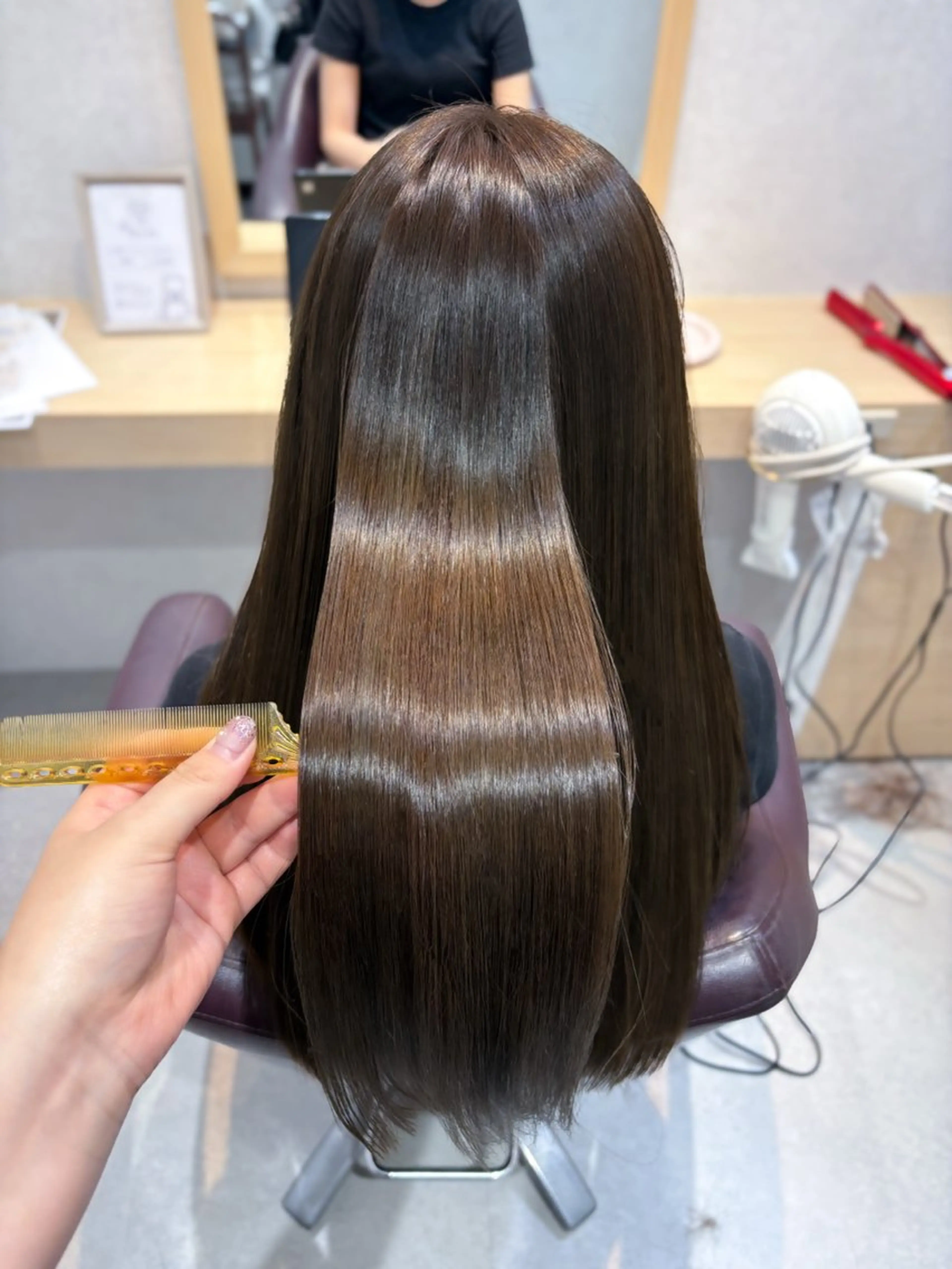 ロング カラー カット ヘアカラー 透明感/暖色/艶感 💍TAMA💍のヘアスタイル