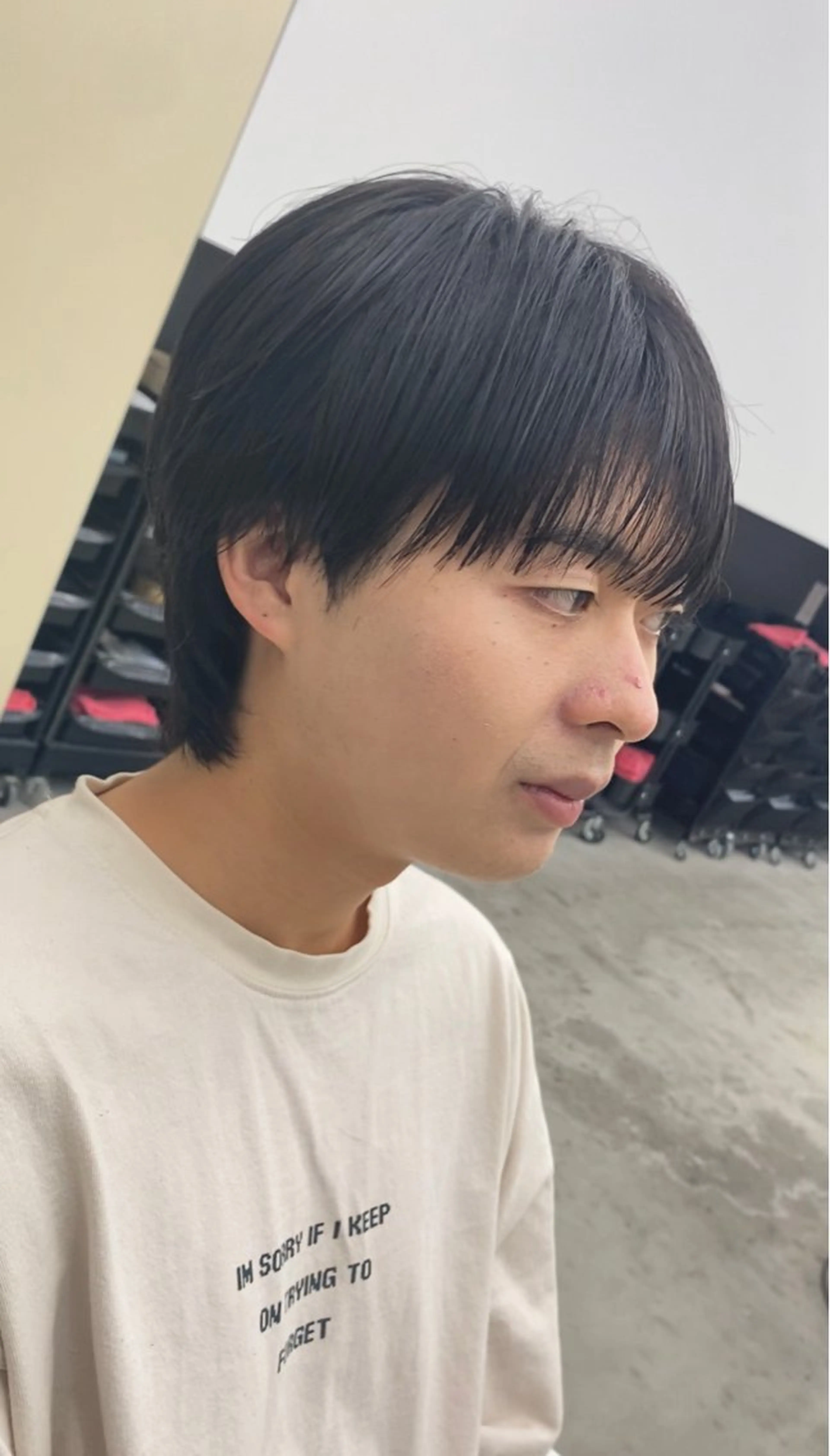 ショート メンズ マッシュウルフ マッシュ シースルーマッシュ メンズウルフカット ウルフカット ツヨシ/メンズカット /メンズパーマのヘアスタイル