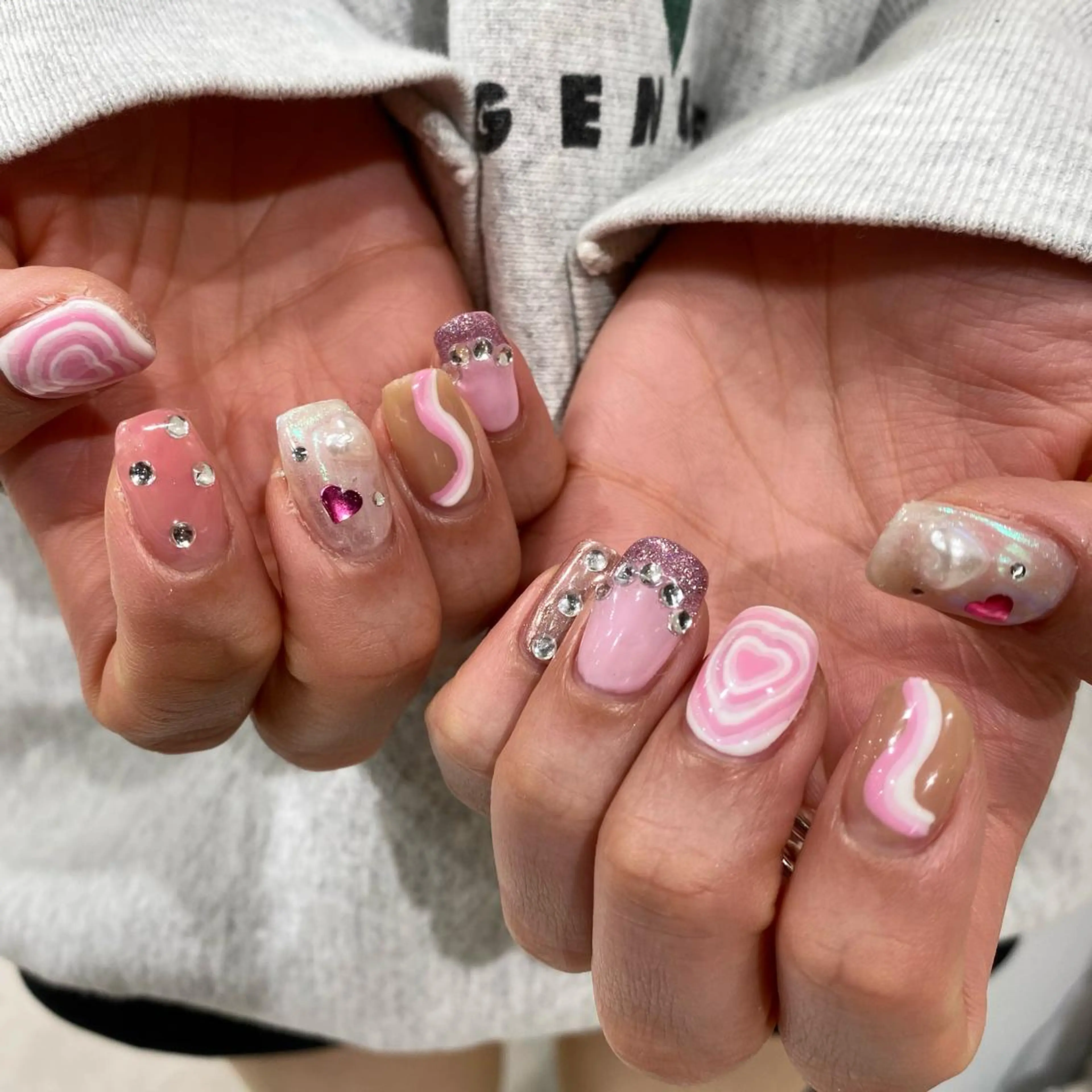 ネイル ハンドネイル ハンドケア 平野葵🎀 hair/nailのネイルデザイン