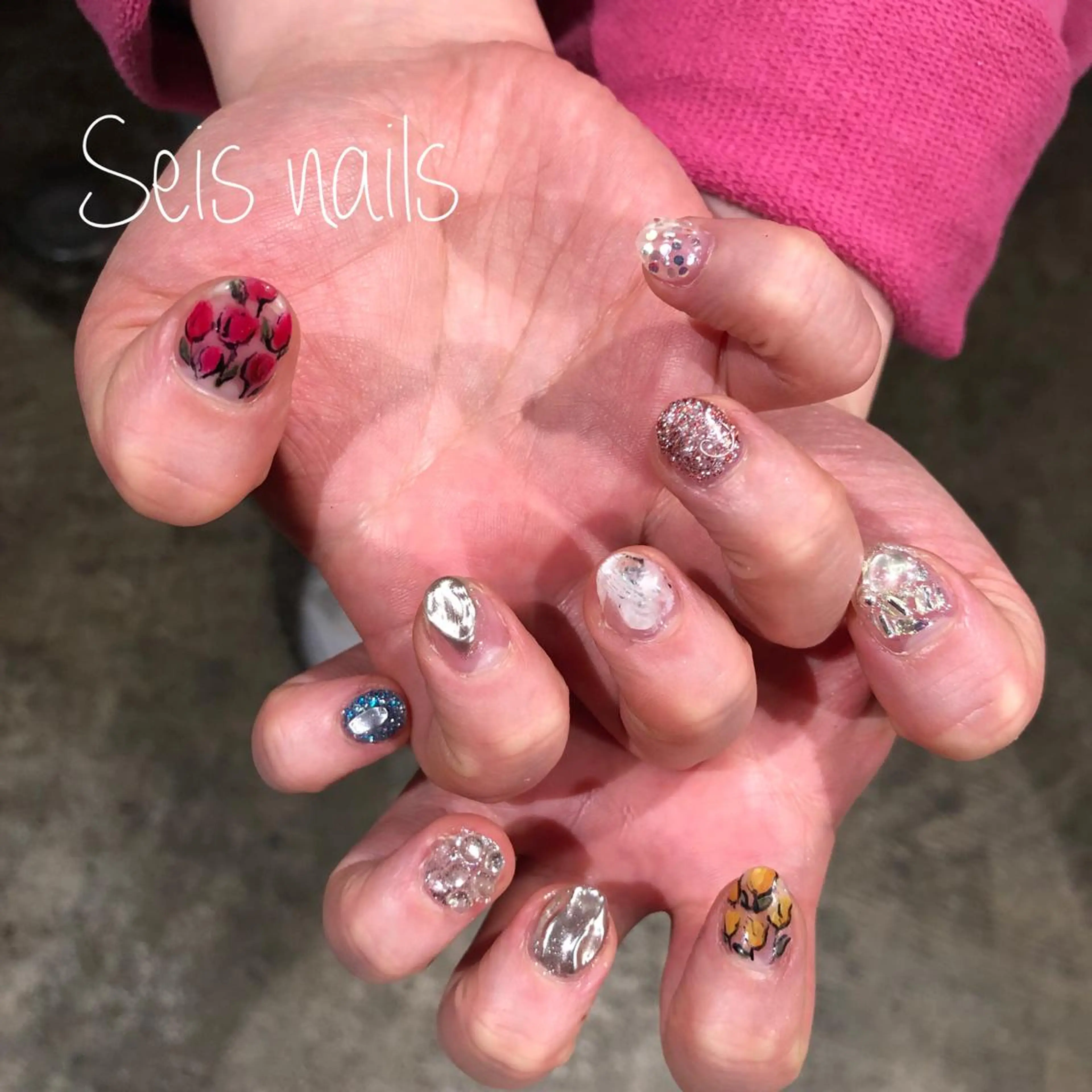 ネイル ハンドネイル Seis Shihoのネイルデザイン