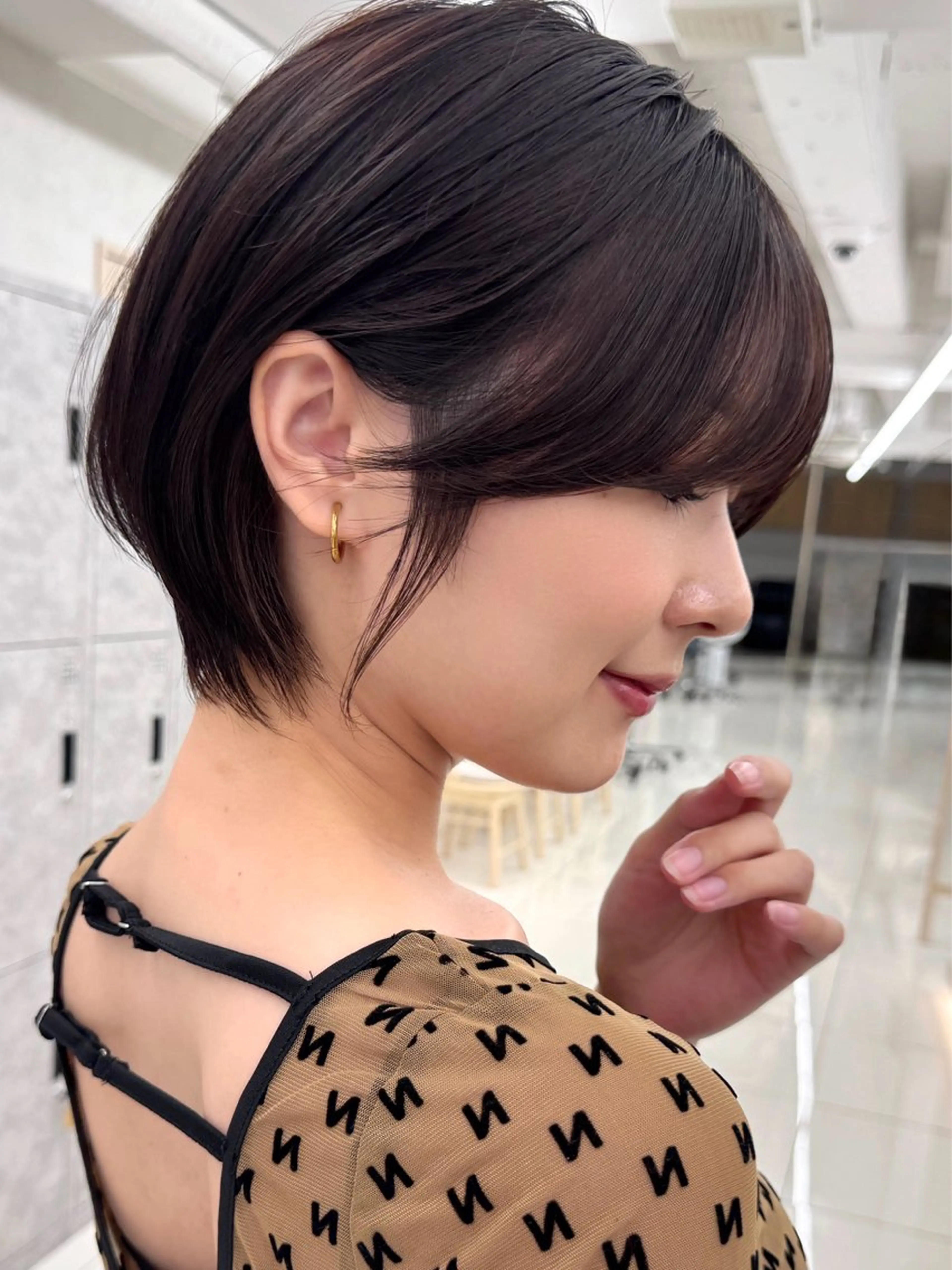 ショート カット ヘアカラー トリートメント ショートボブ/ ショート/しんやのヘアスタイル