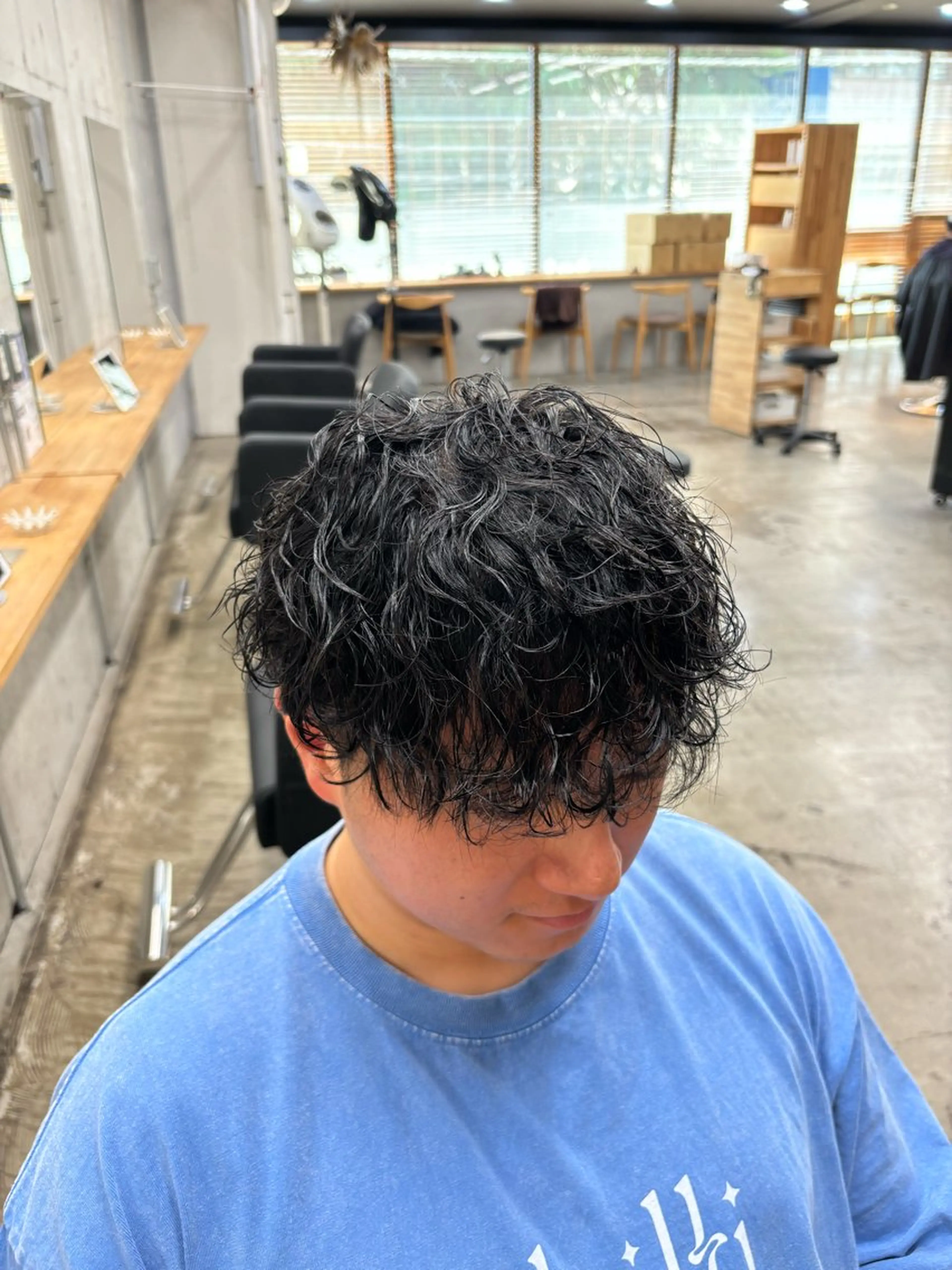 パーマ メンズ カット パーマ mono / Manatoのヘアスタイル