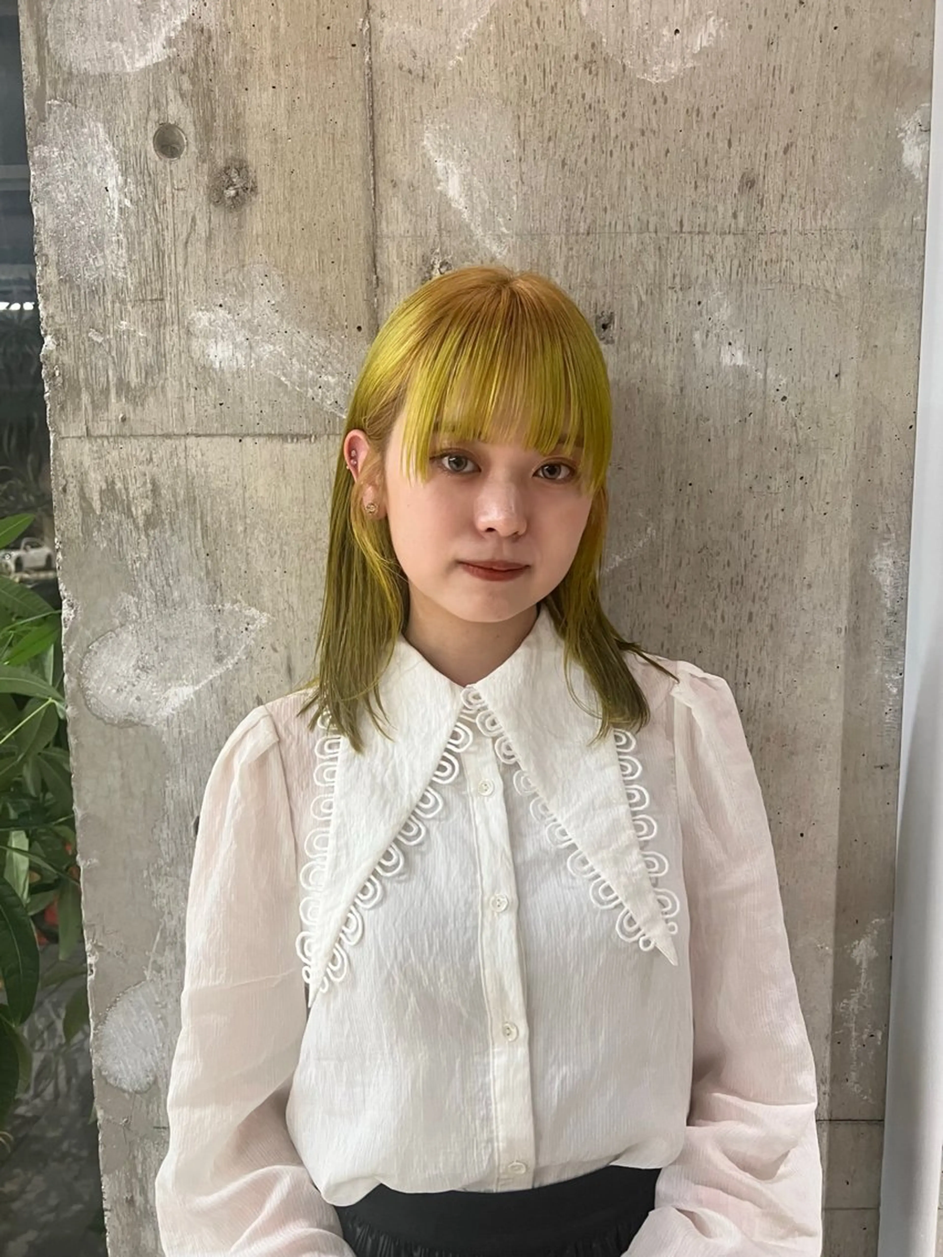 セミロング piilo. かわい  なつみのヘアスタイル