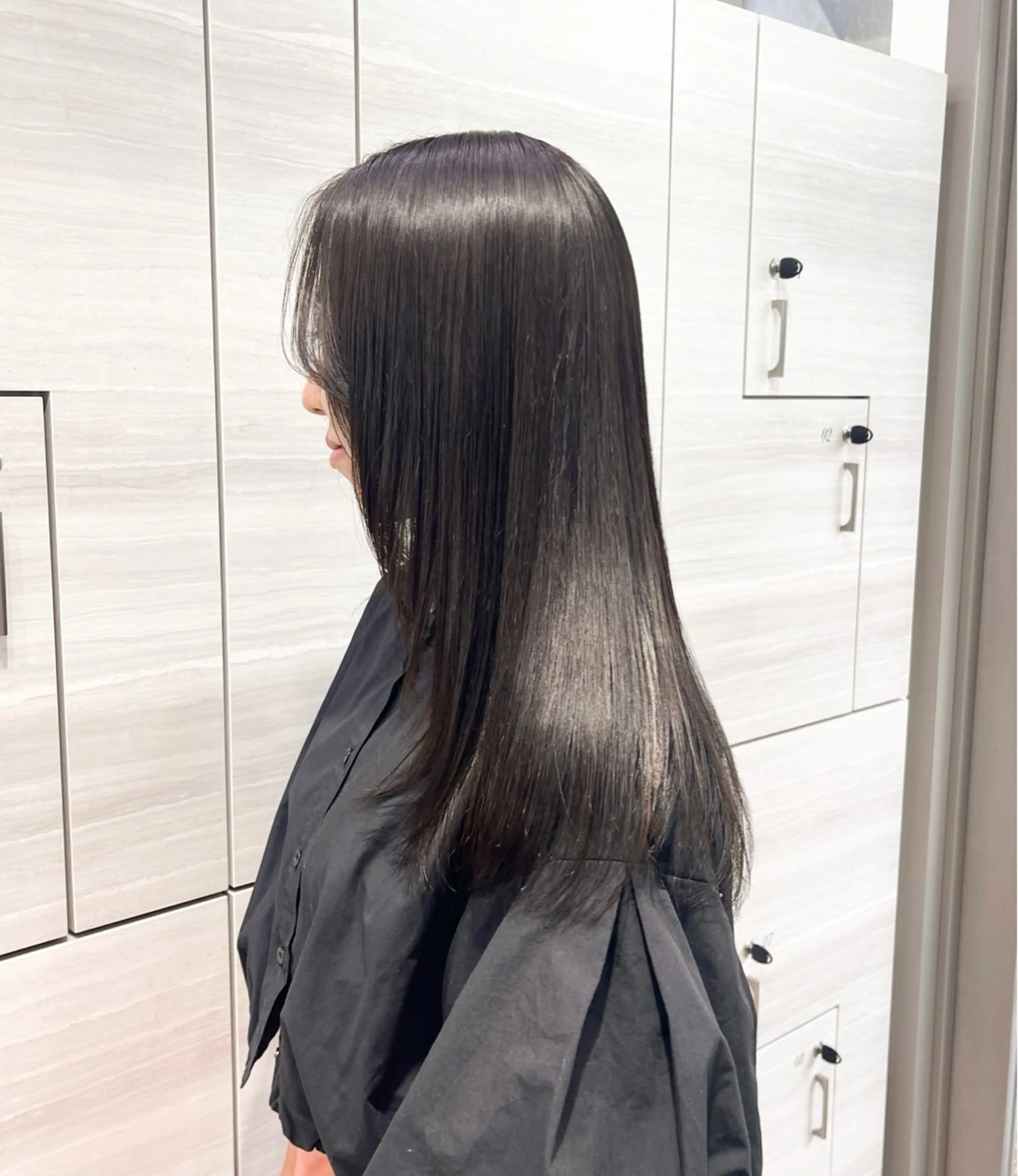 ロング カラー 酸性ストレート カット ヘアカラー 縮毛矯正 the path ナツミのヘアスタイル