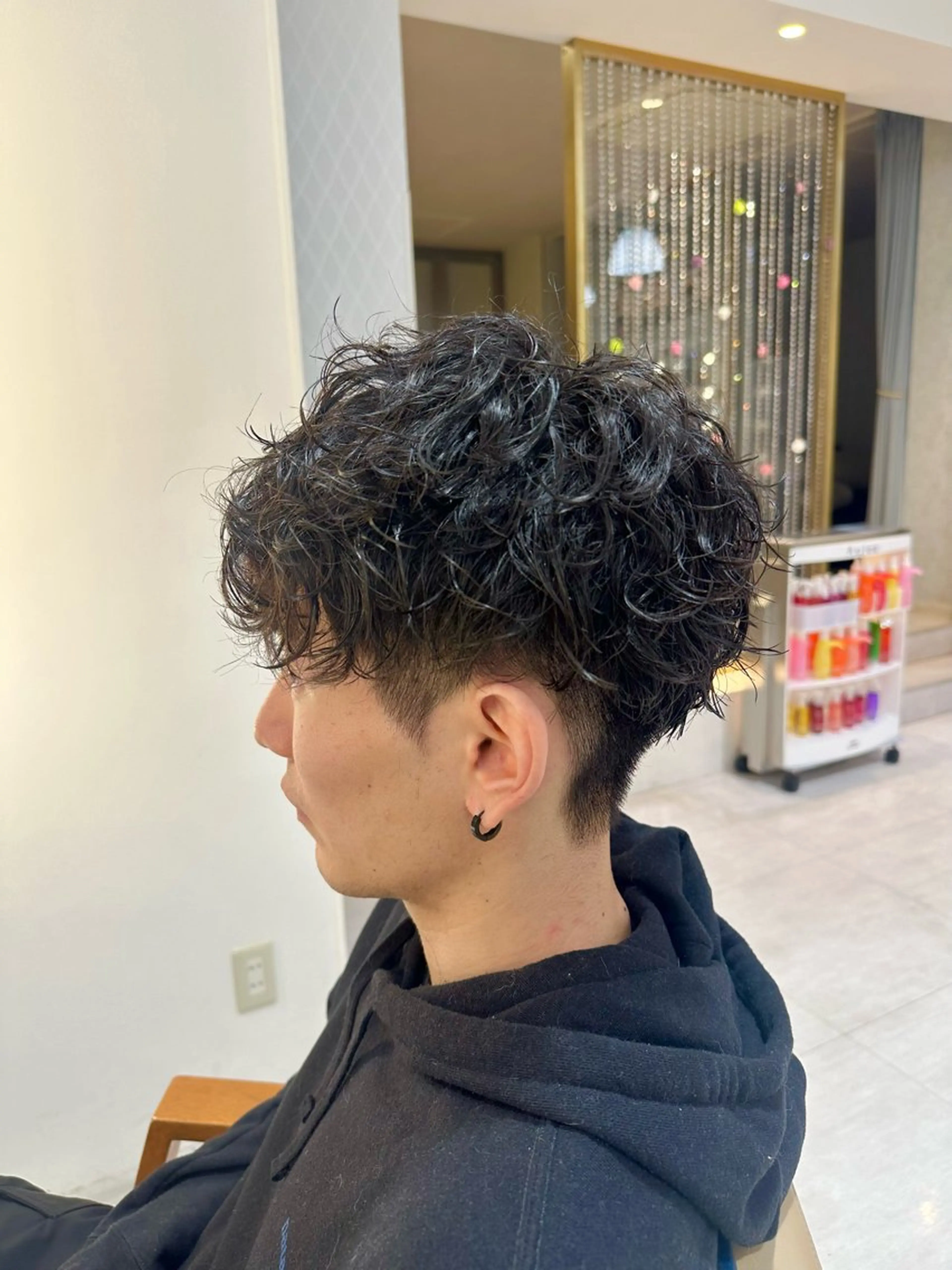 パーマ メンズ メンズパーマ ヘアーメイクウィル野田阪神店所属・畑中 夢のヘアスタイル