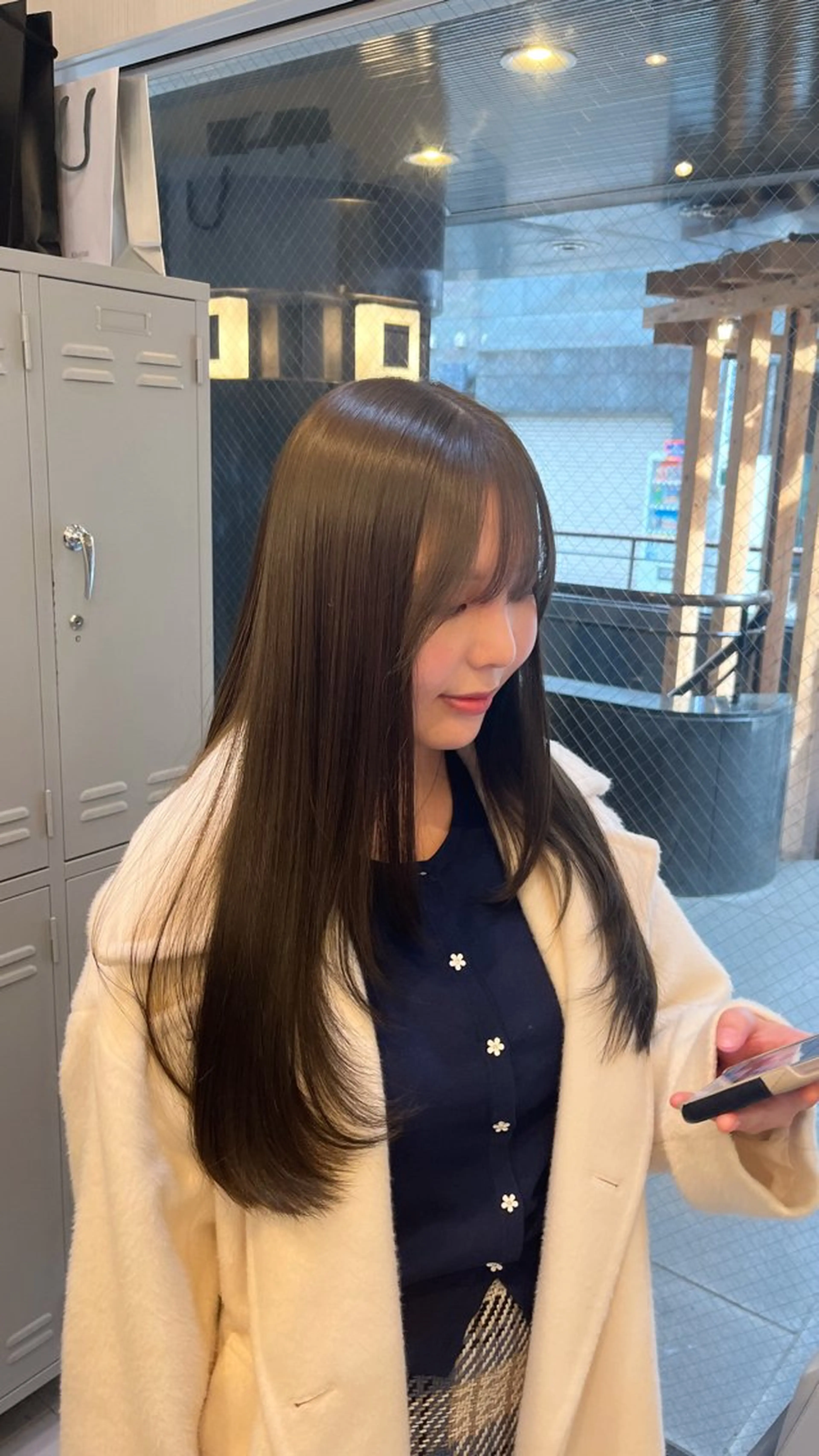 ロング カラー カット ヘアカラー トリートメント 🪞髪質改善カラー× レイヤー河村真聖🪞のヘアスタイル