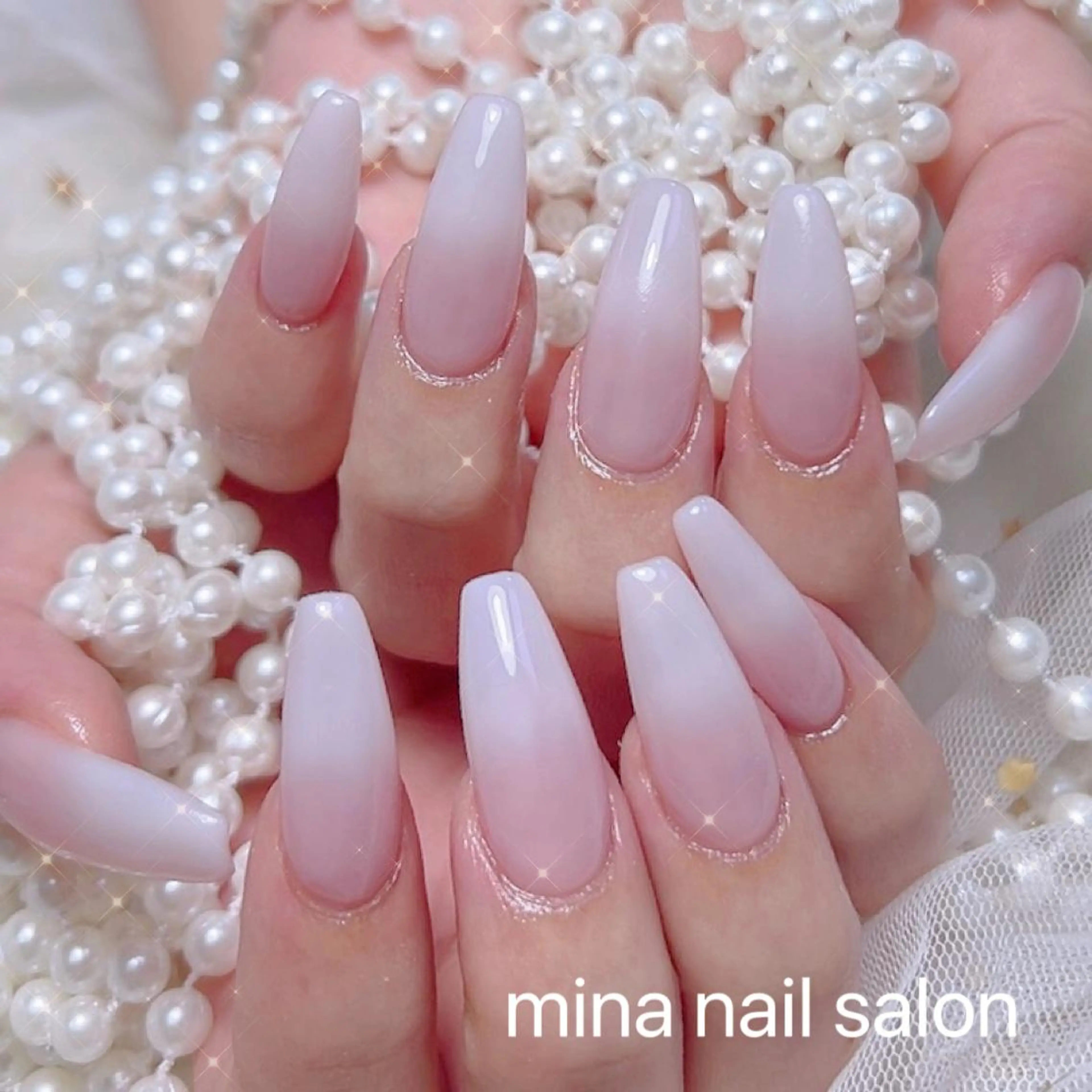 ネイル 🎀彩羽チップ 長さだし専門🎀のネイルデザイン