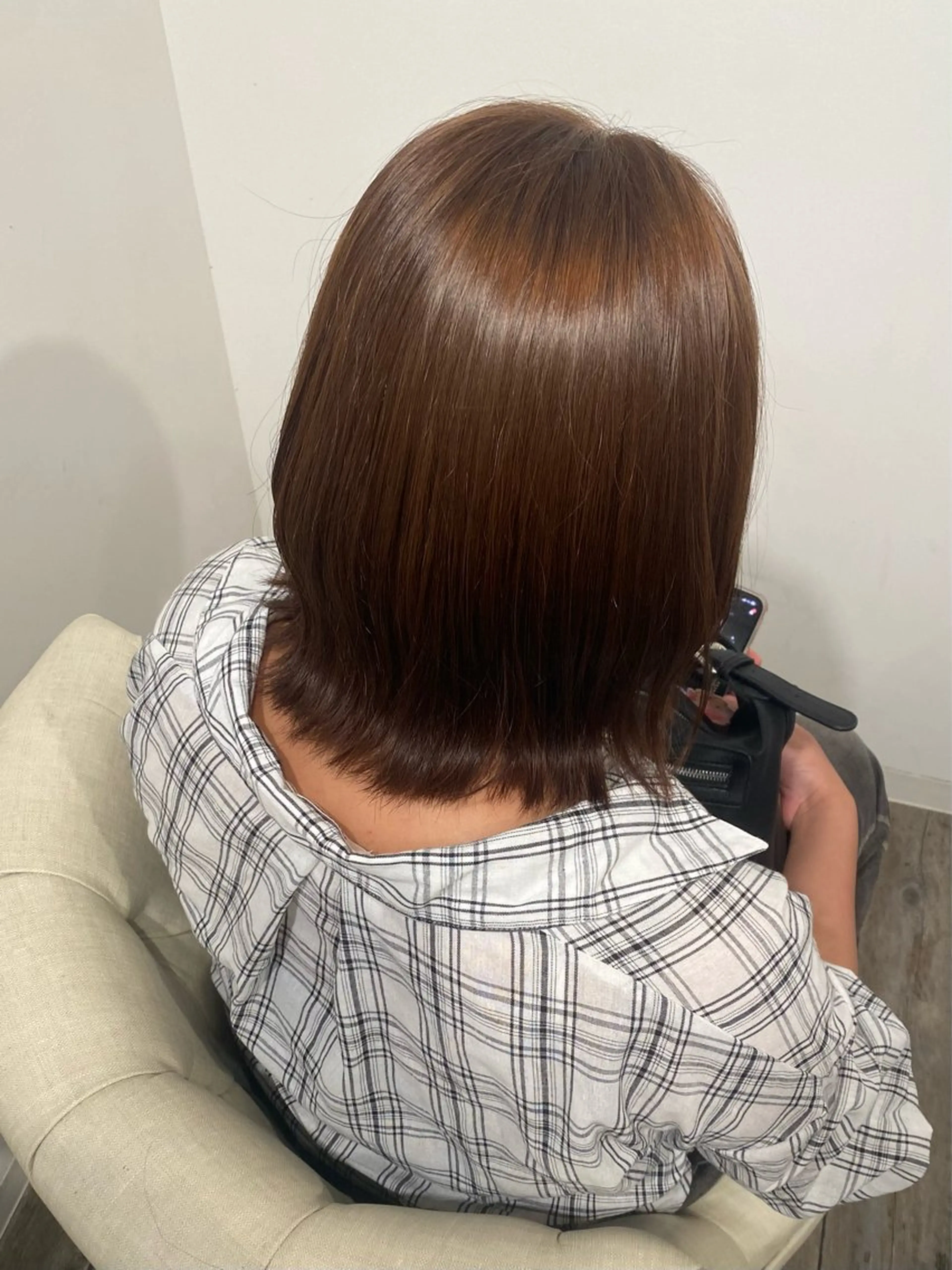 ミディアム カラー トリートメント 艶髪透明感カラー🩶 Miriのヘアスタイル