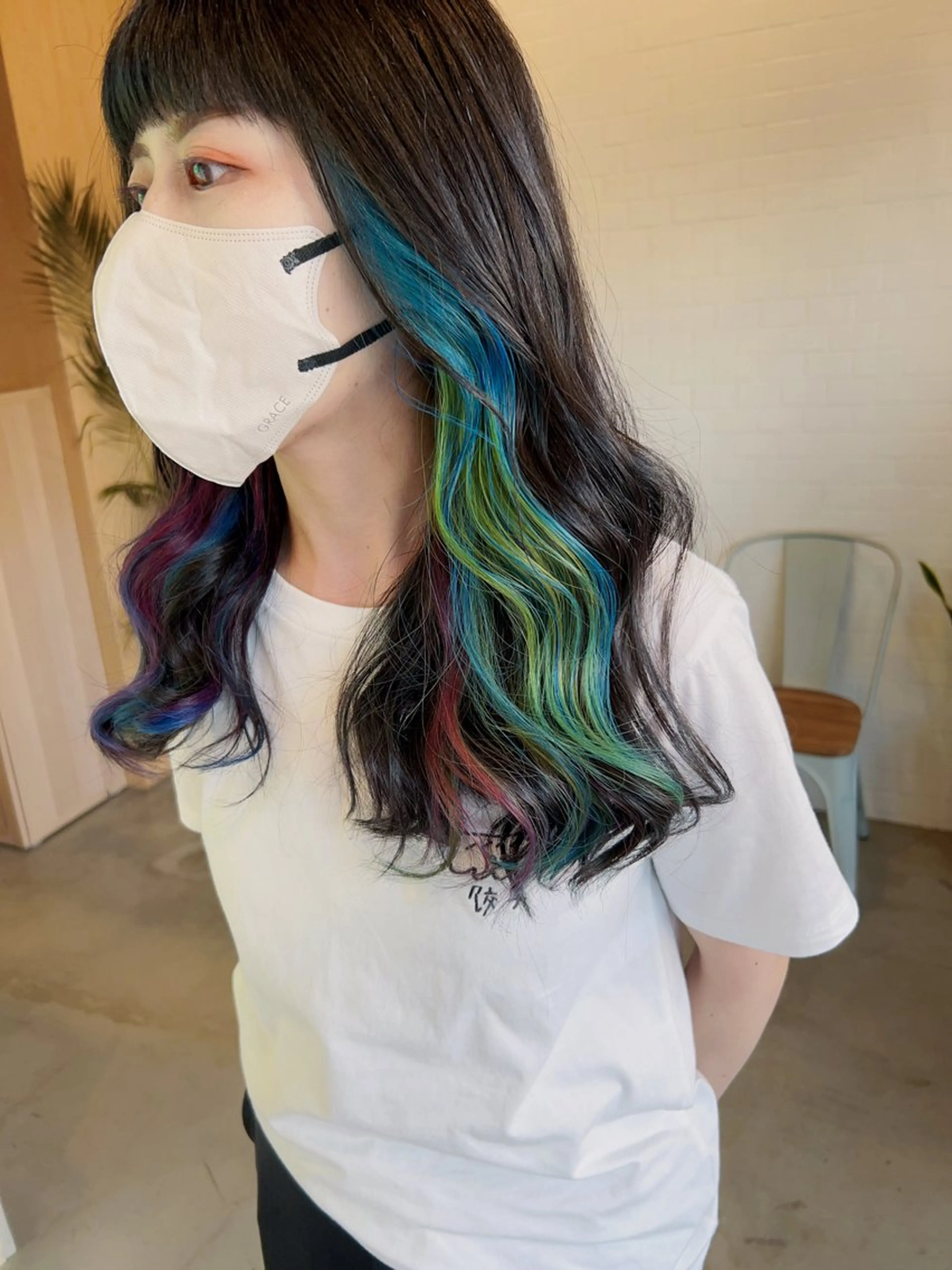 ロング カラー インナーカラー StarT所属・StarT大分 高橋勇貴のヘアスタイル