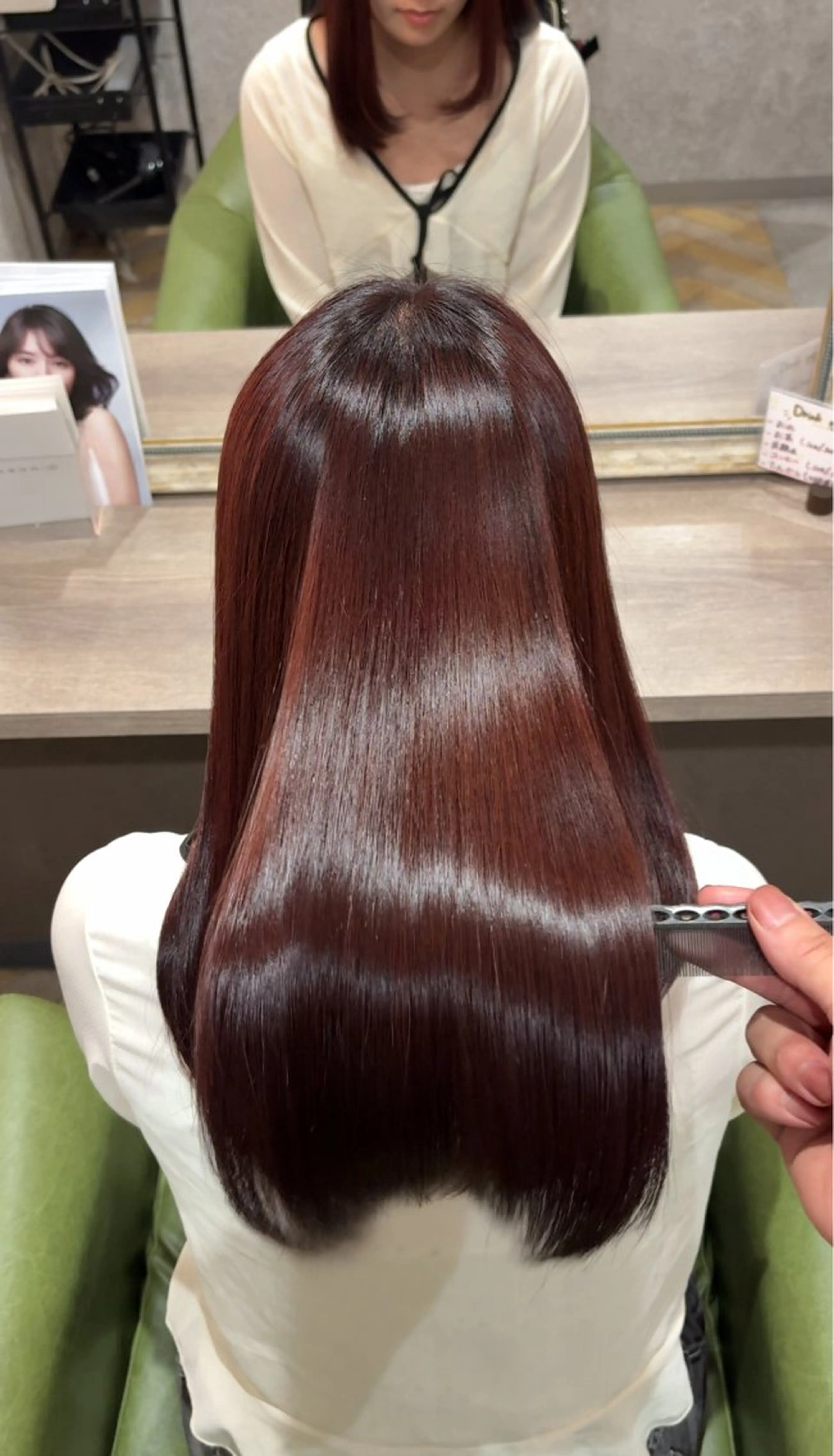 ロング 縮毛矯正 Labimani所属・長岡　昂志 12月募集中です🙆のヘアスタイル