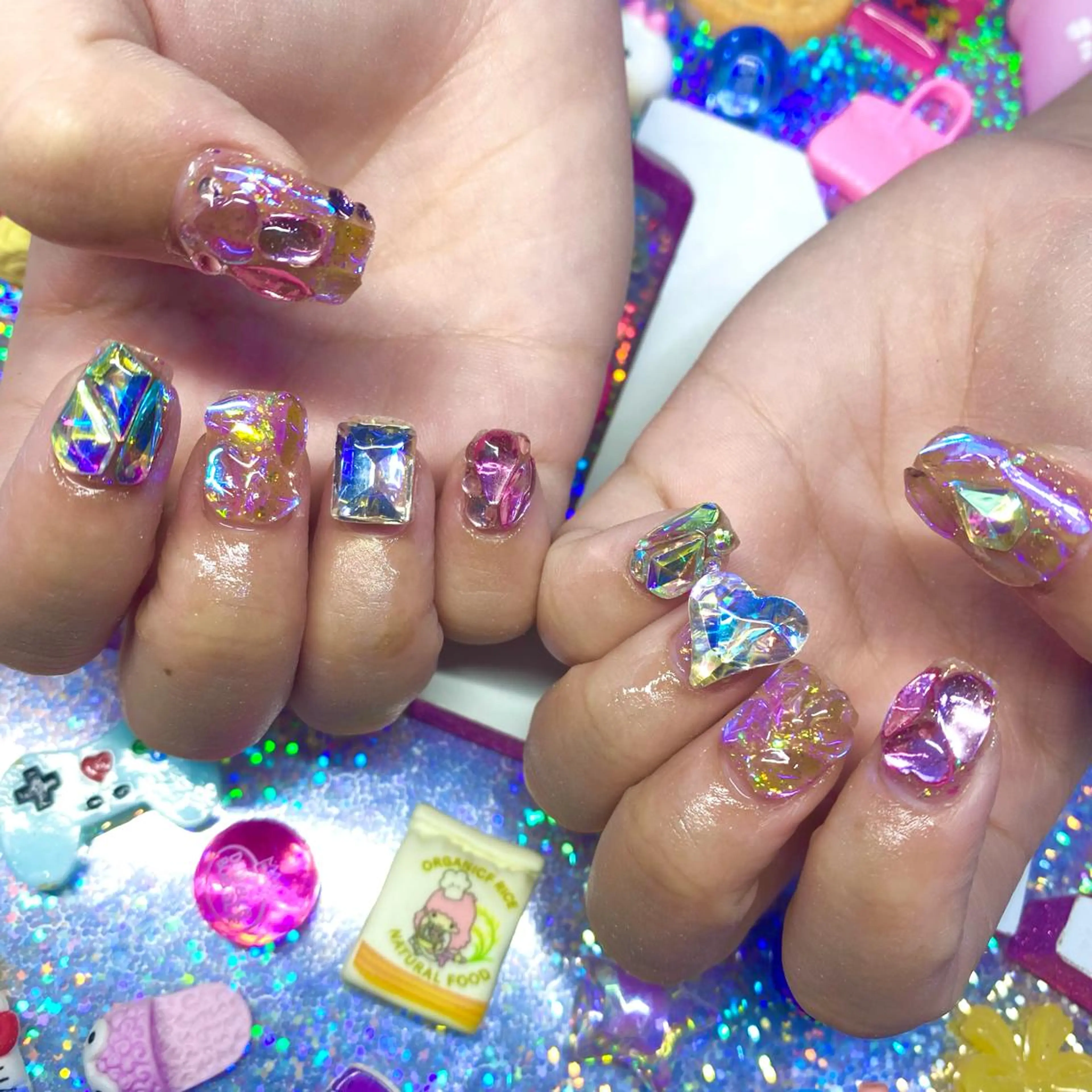 ネイル アートネイル クリアネイル ジェルネイル ニュアンスネイル オフィスネイル 8appy YUKITIN.Bのネイルデザイン