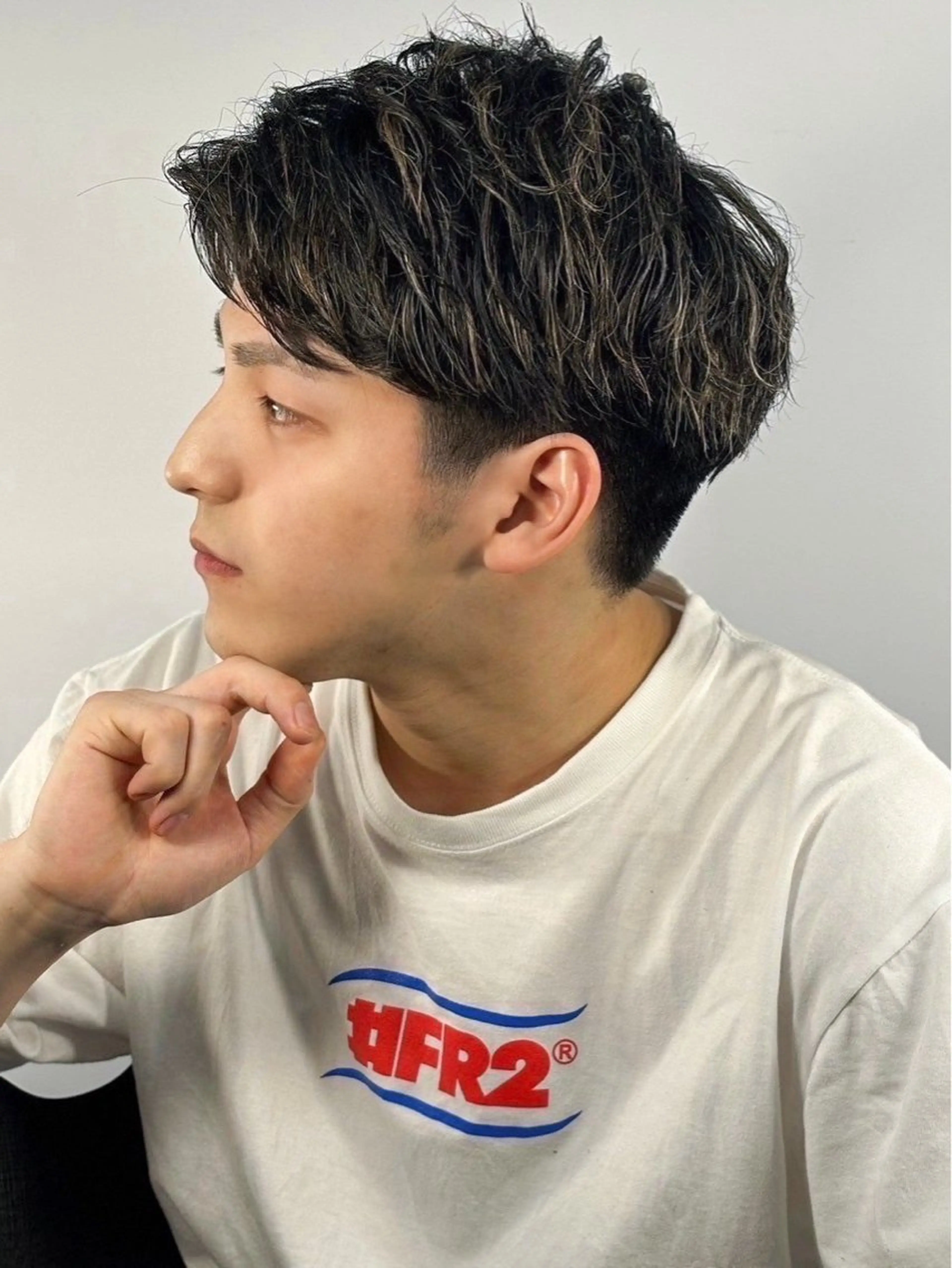 ミディアム ヒロ銀座バーバーショップ名古屋本店所属・小島 優奈のヘアスタイル