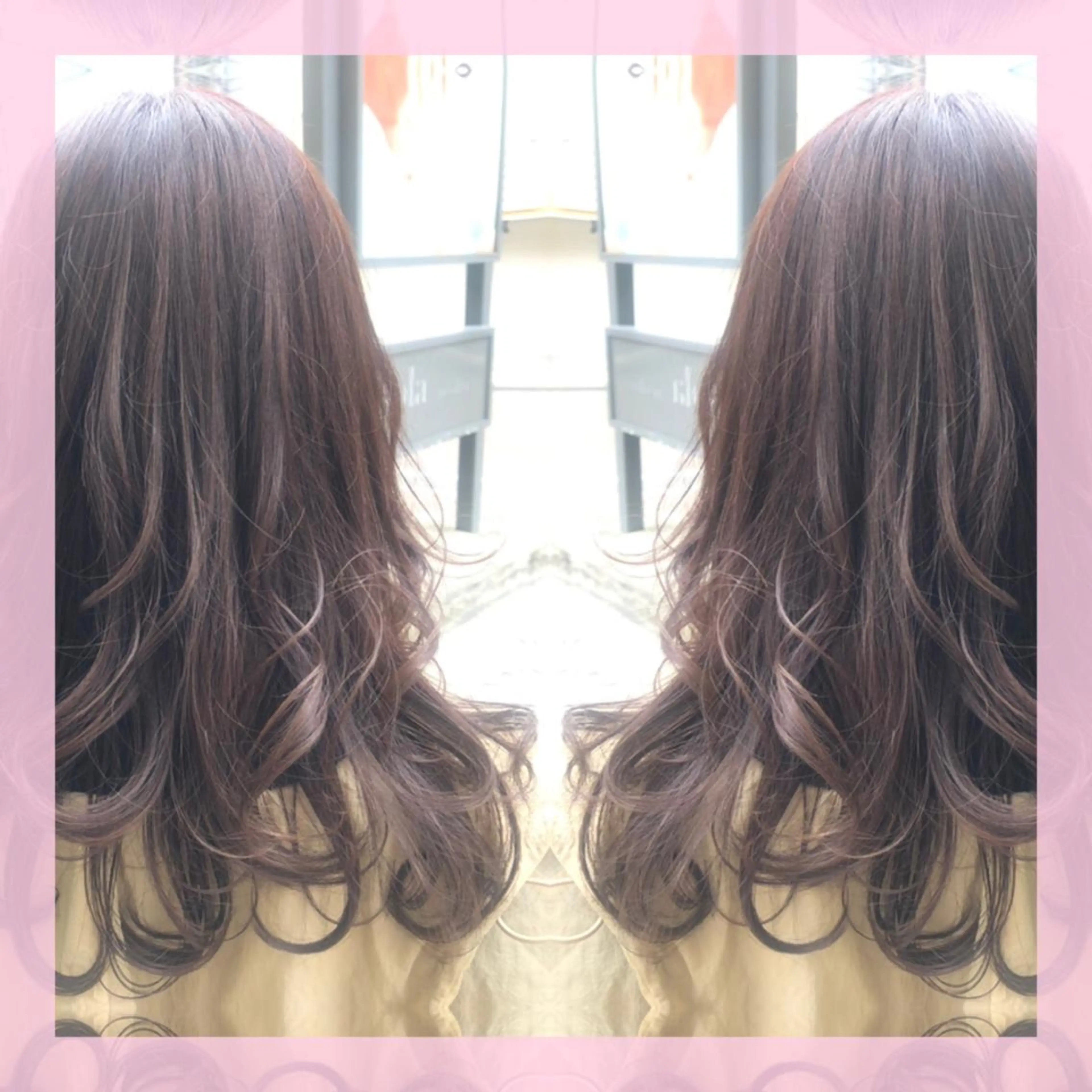 ミディアム カラー アッシュ バイオレットカラー バイオレットアッシュ カット ヘアカラー トリートメント plum.所属・🍒前川 🍒のヘアスタイル