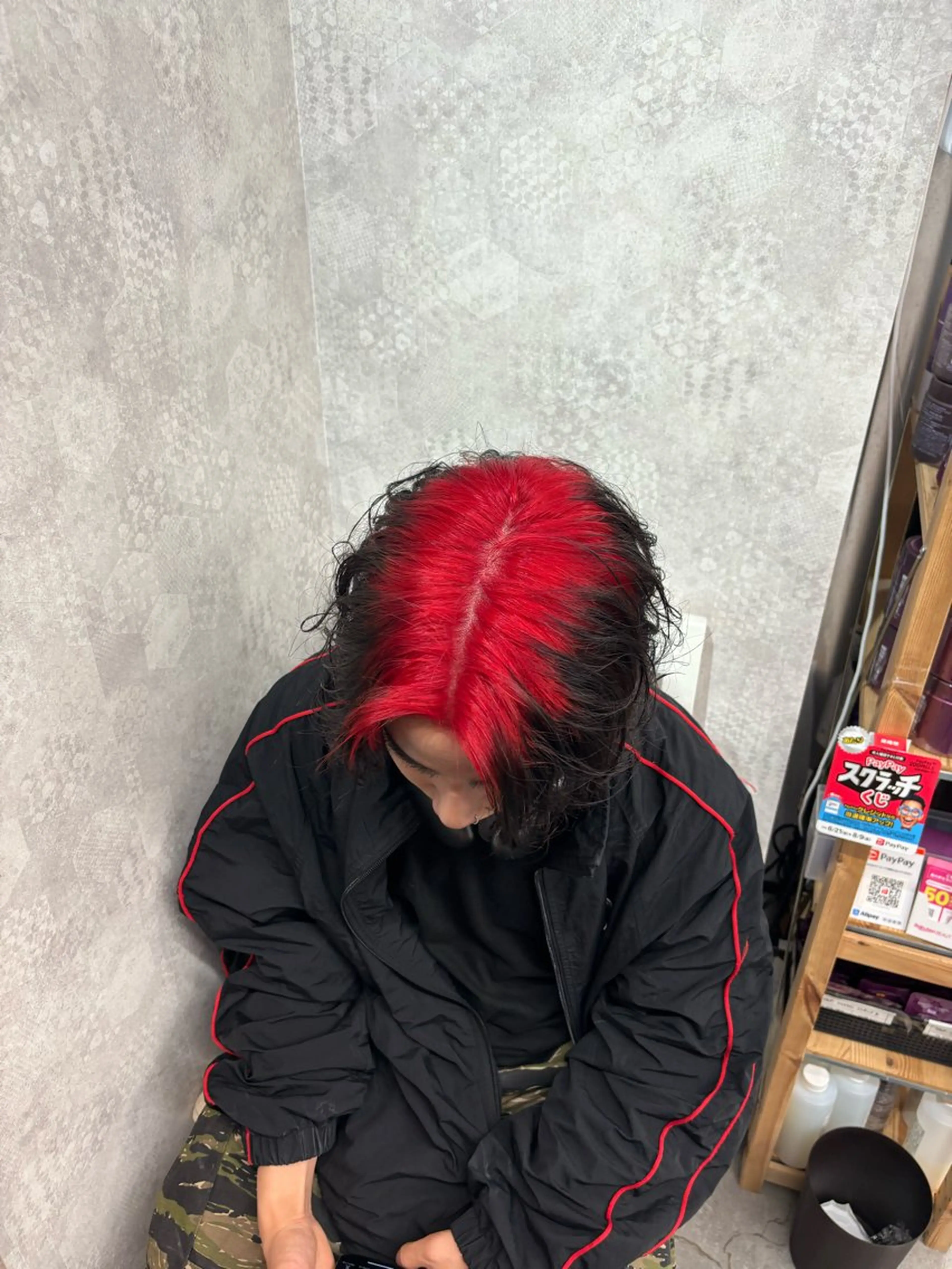 カラー 外国人風ヘア ×18歳美容師ルイヤのヘアスタイル