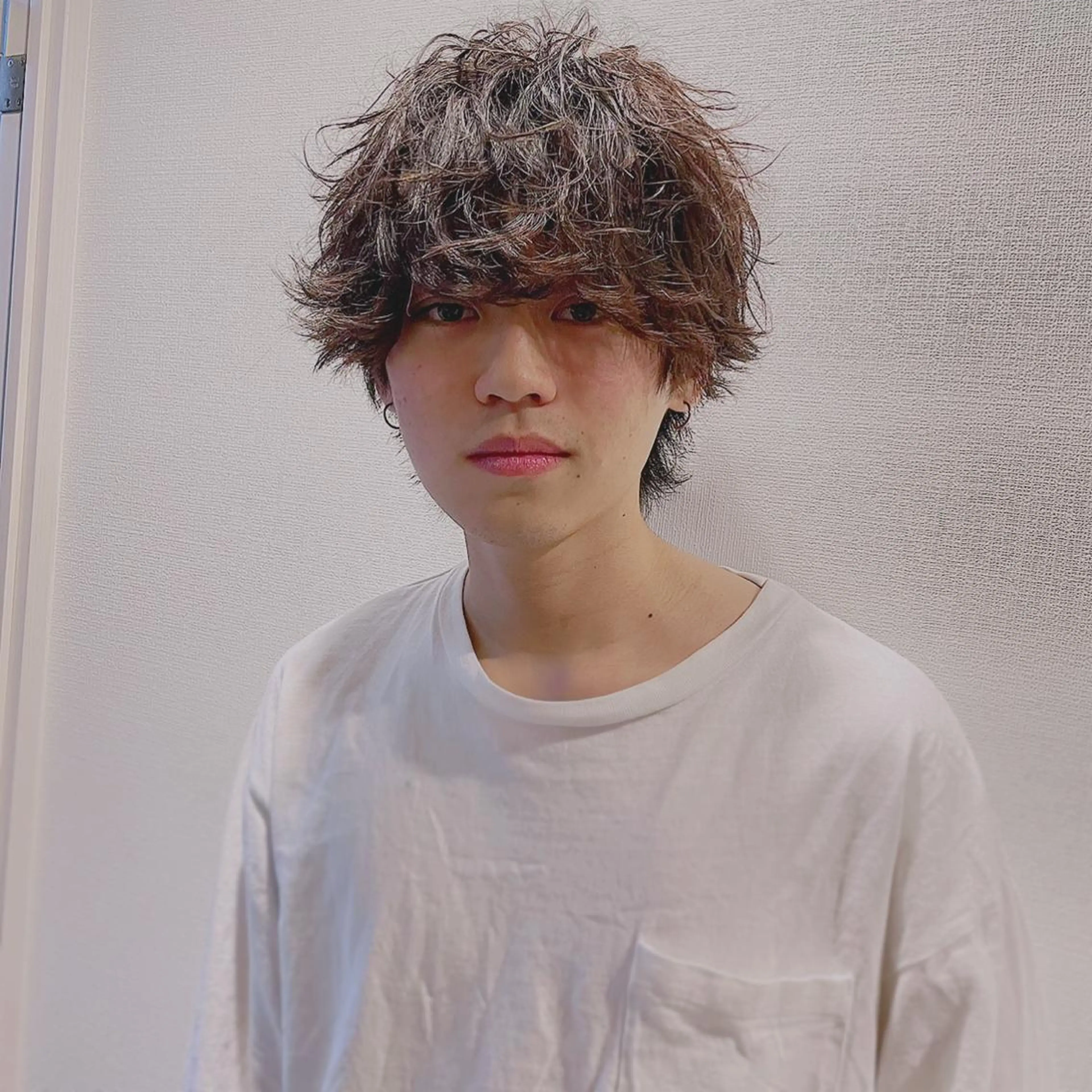 ショート ヘアアレンジ メンズ ブリーチエクステ 🎩カズキ🎩のヘアスタイル