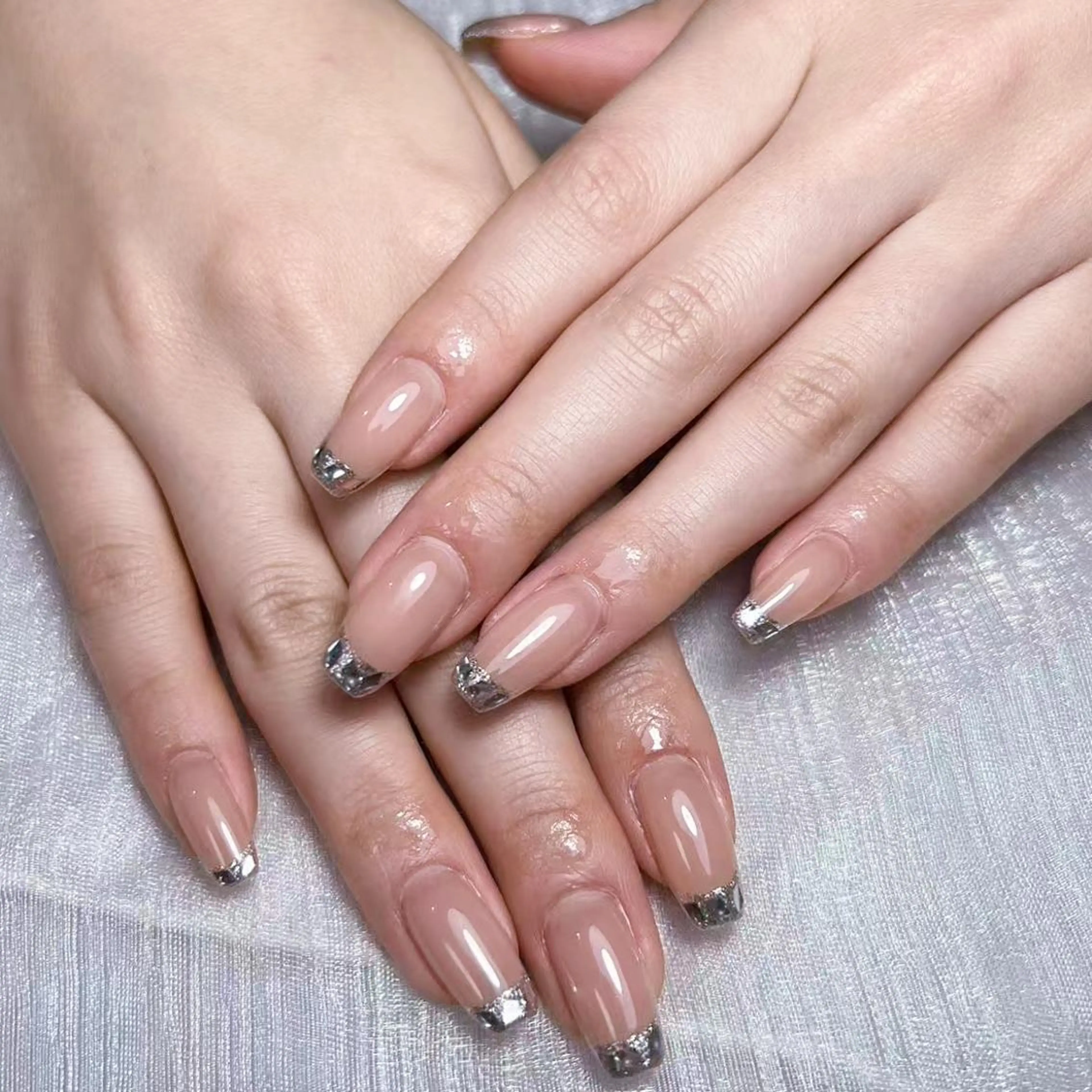 ネイル アートネイル オーロラネイル ガーリー キラキラネイル 韓国ネイル ハンドネイル DIAMOND Nail🥇のネイルデザイン