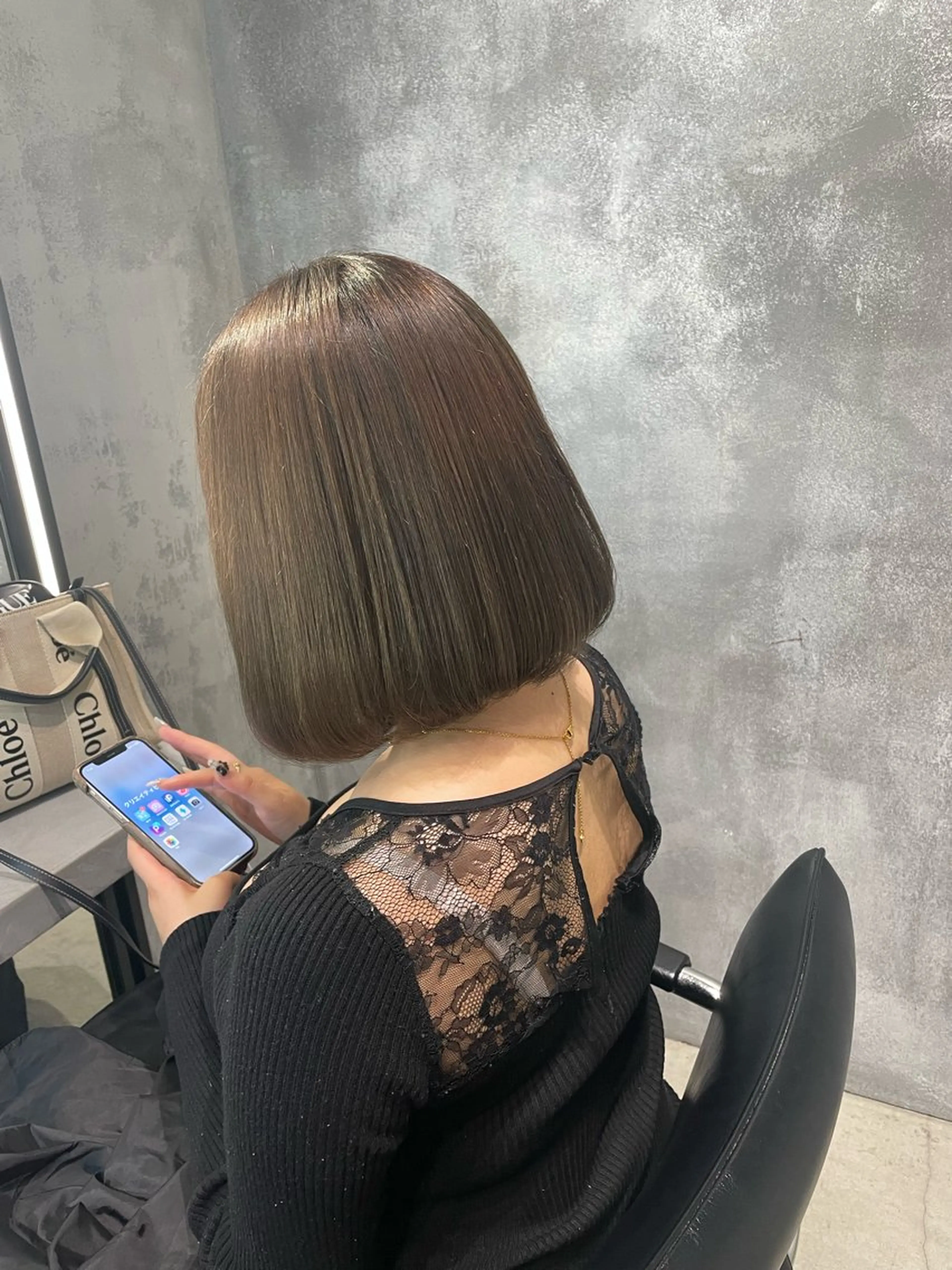 ミディアム カット ヘアカラー 縮毛矯正 トリートメント メテオ取扱✨美髪 矯正✨HiroNYのヘアスタイル